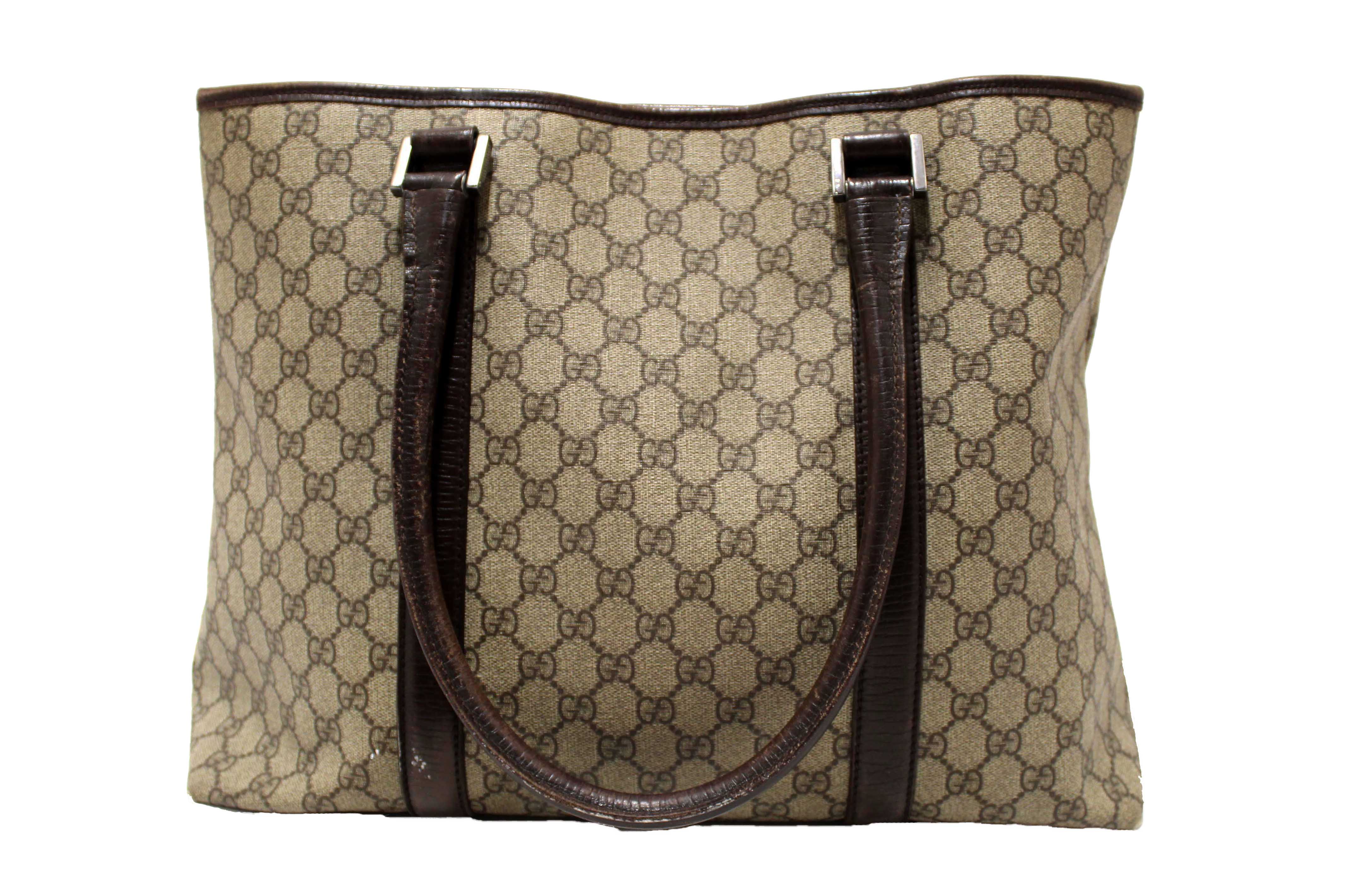 Authentic Gucci Brown GG Joy Shoulder Tote