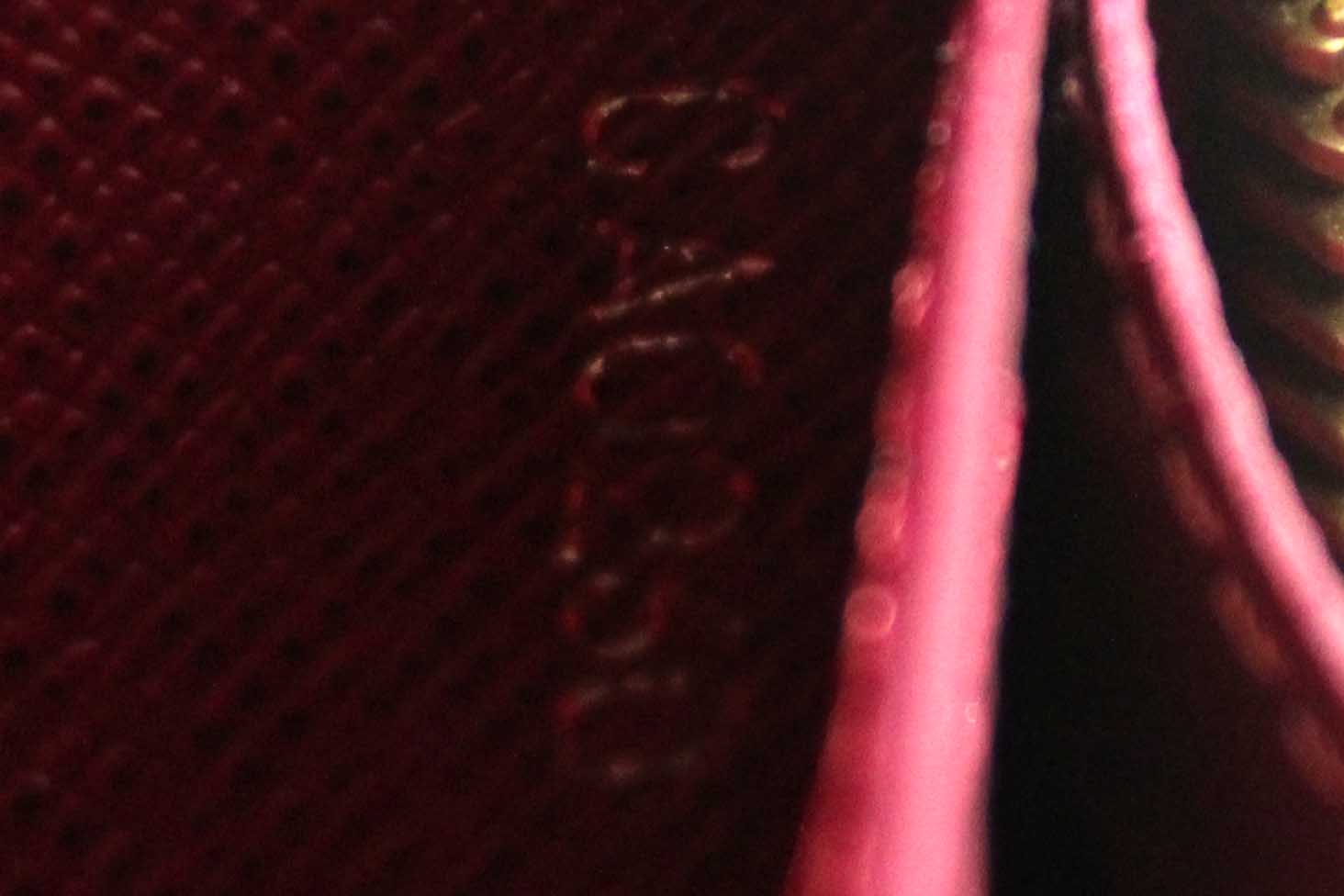 Authentic Louis Vuitton Classic Monogram Fuchsia Clemence Wallet
