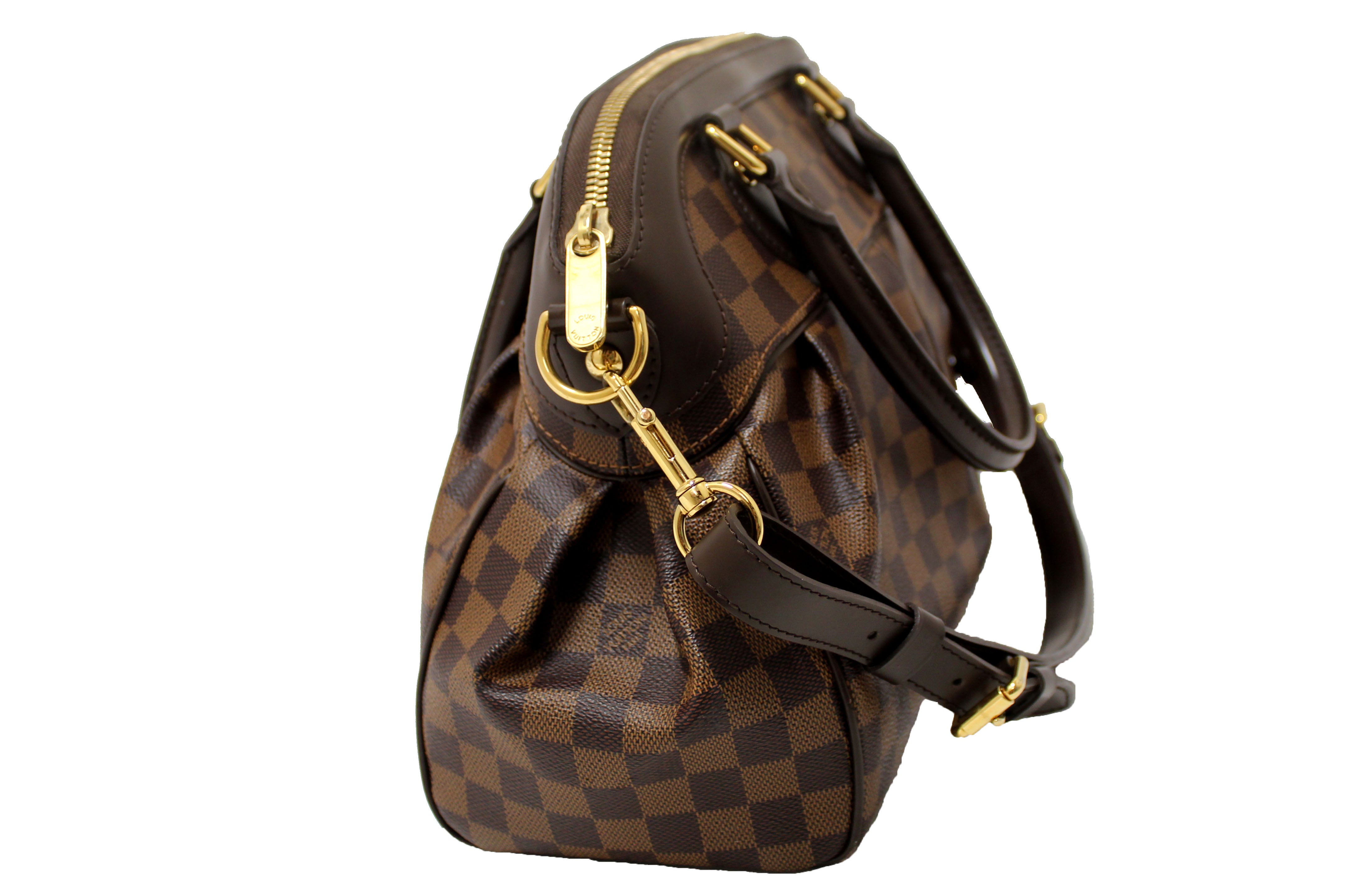 Authentic Louis Vuitton Damier Ebene Trevi PM Shoulder Bag