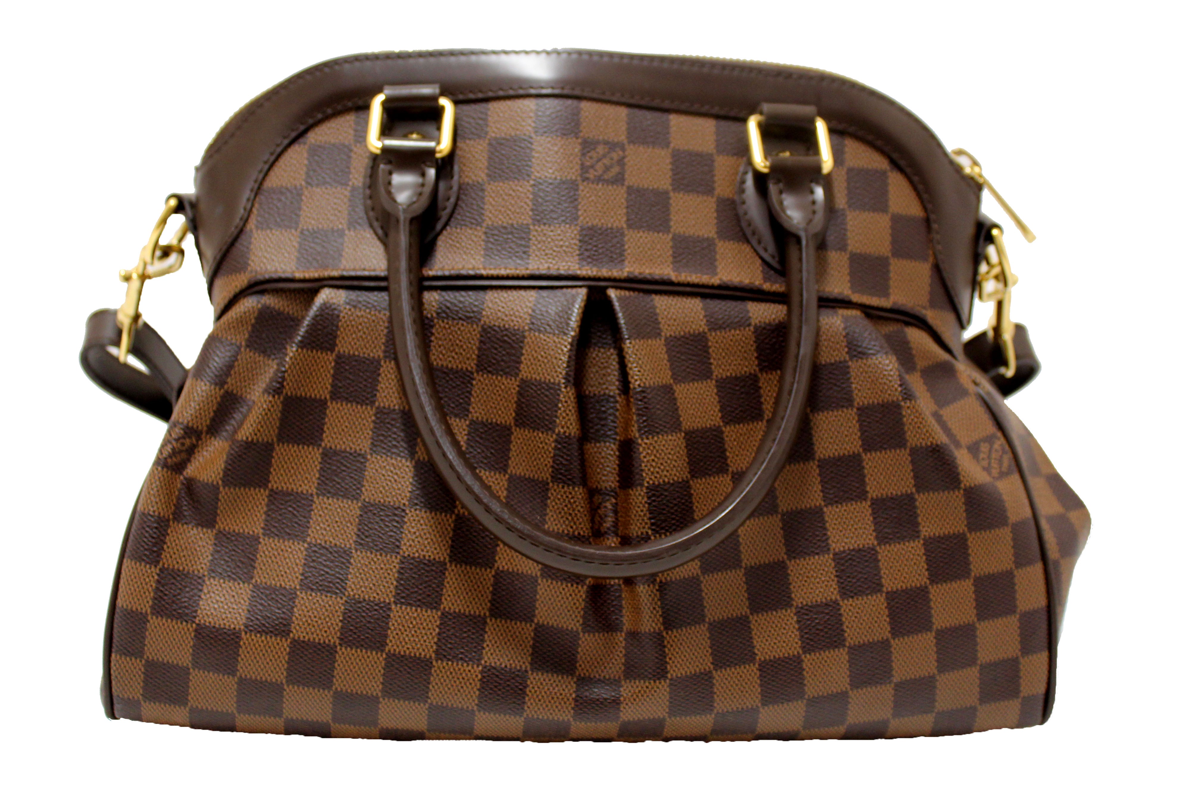 Authentic Louis Vuitton Damier Ebene Trevi PM Shoulder Bag