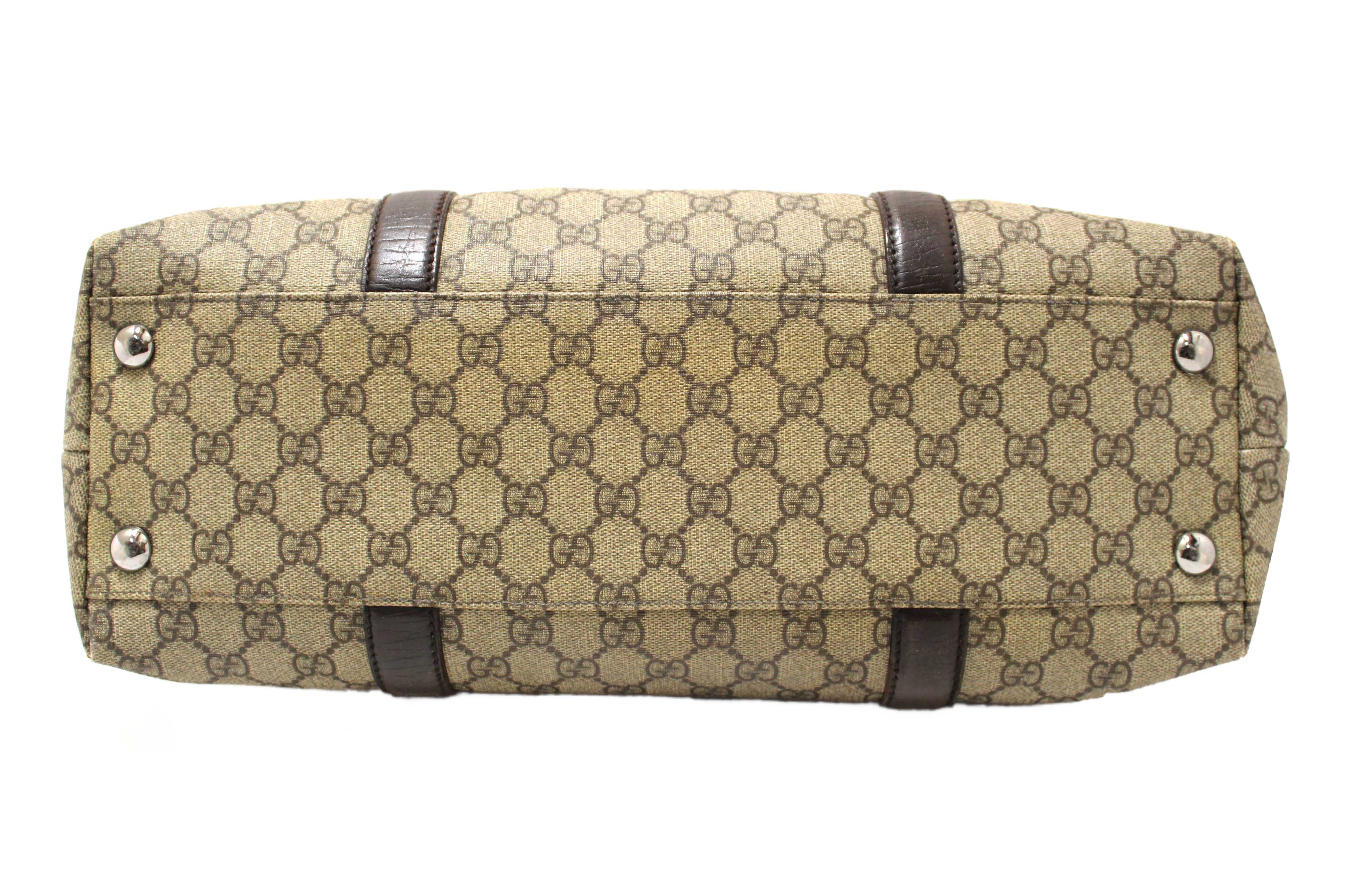 Authentic Gucci Brown GG Joy Shoulder Tote