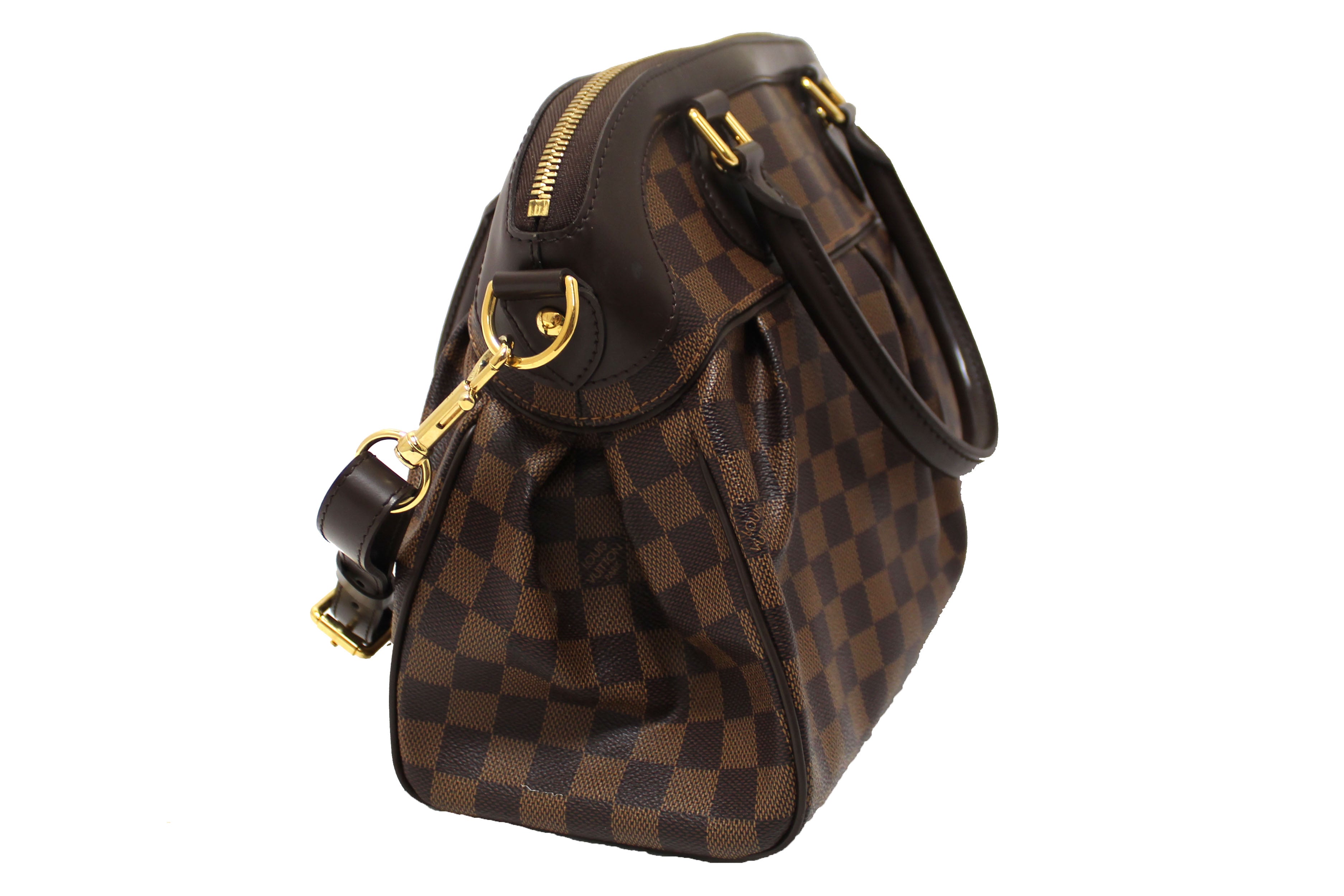 Authentic Louis Vuitton Damier Ebene Trevi PM Shoulder Bag