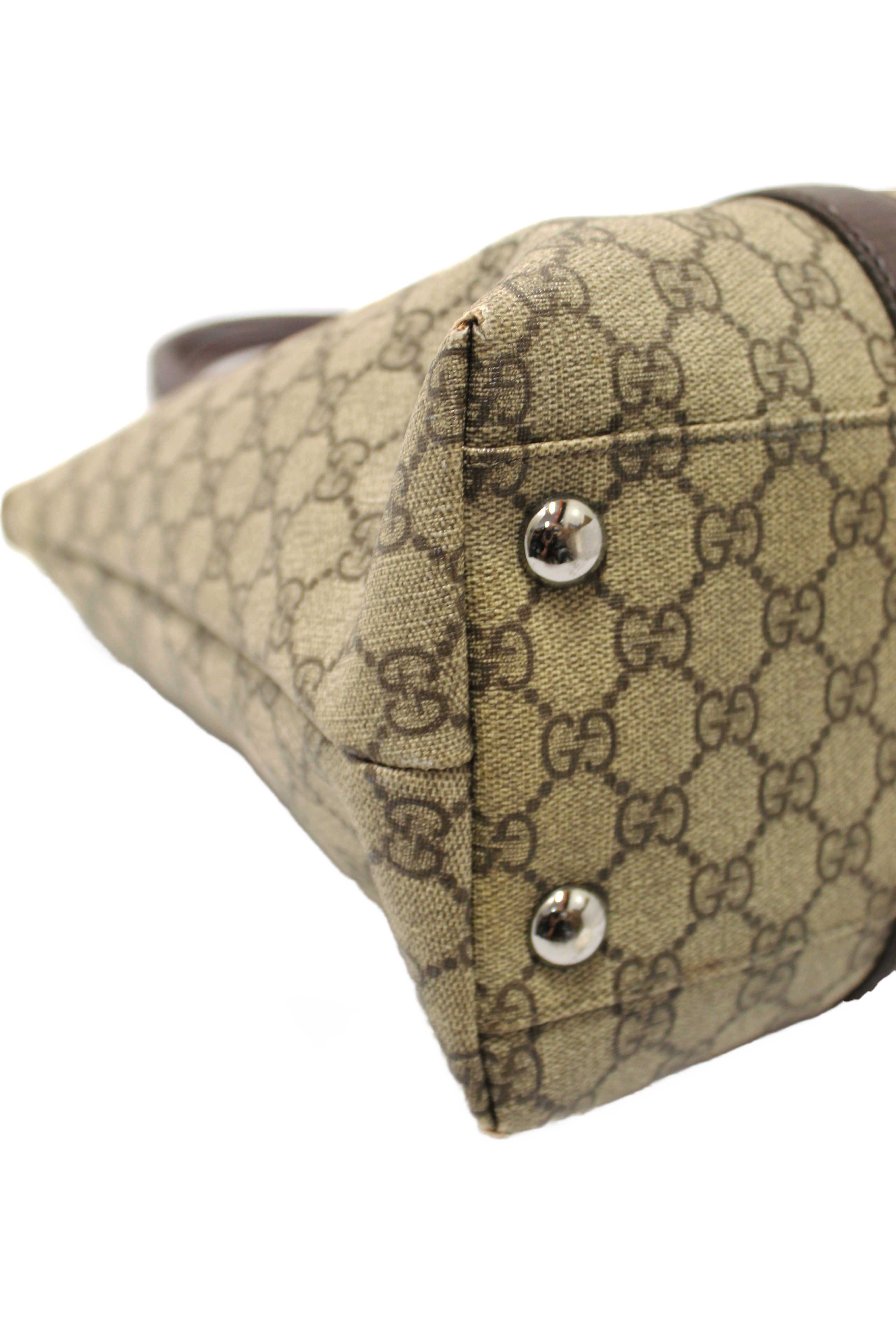 Authentic Gucci Brown GG Joy Shoulder Tote