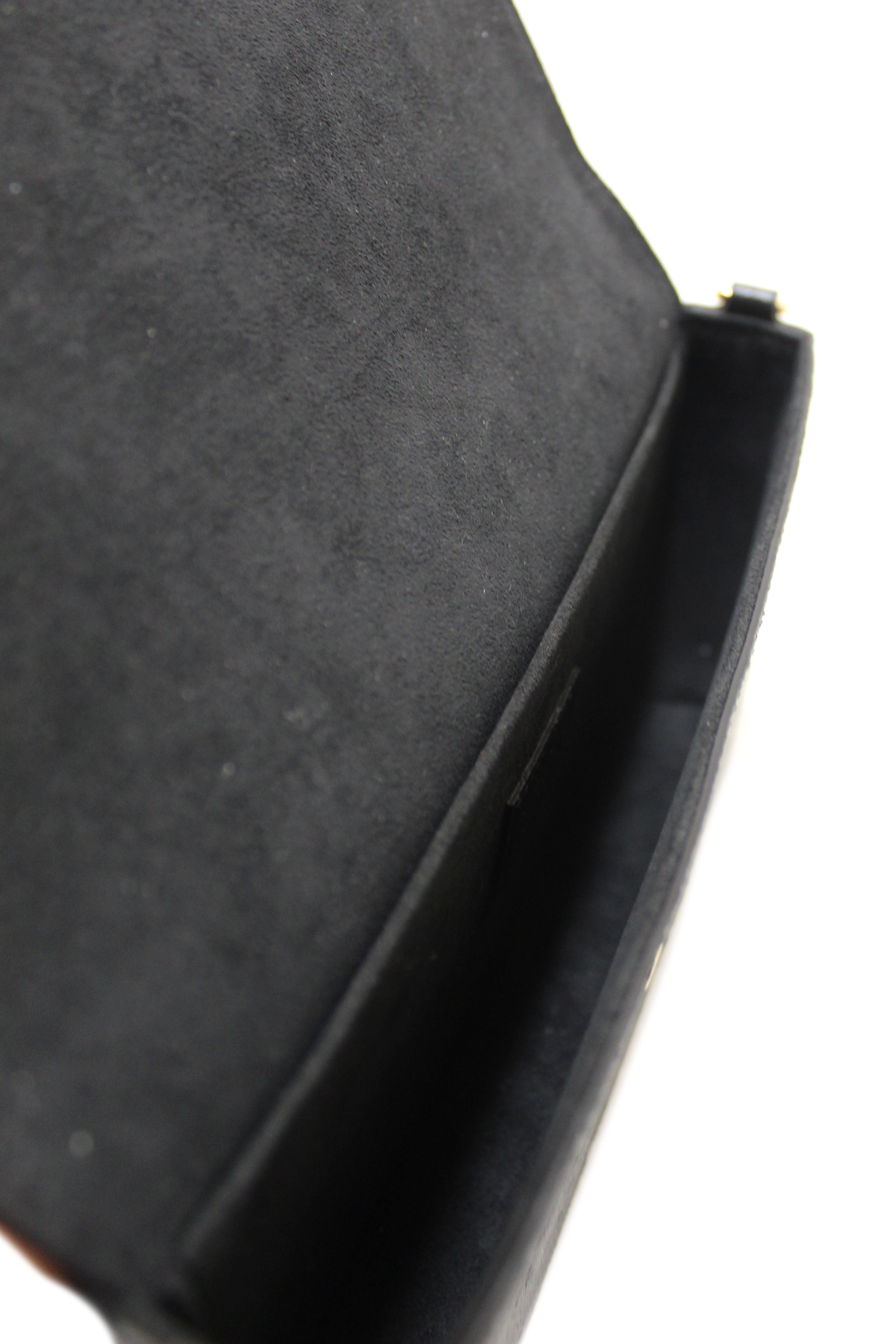 NEW Authentic Louis Vuitton Black Monogram Empreinte Felicie Pochette Bag