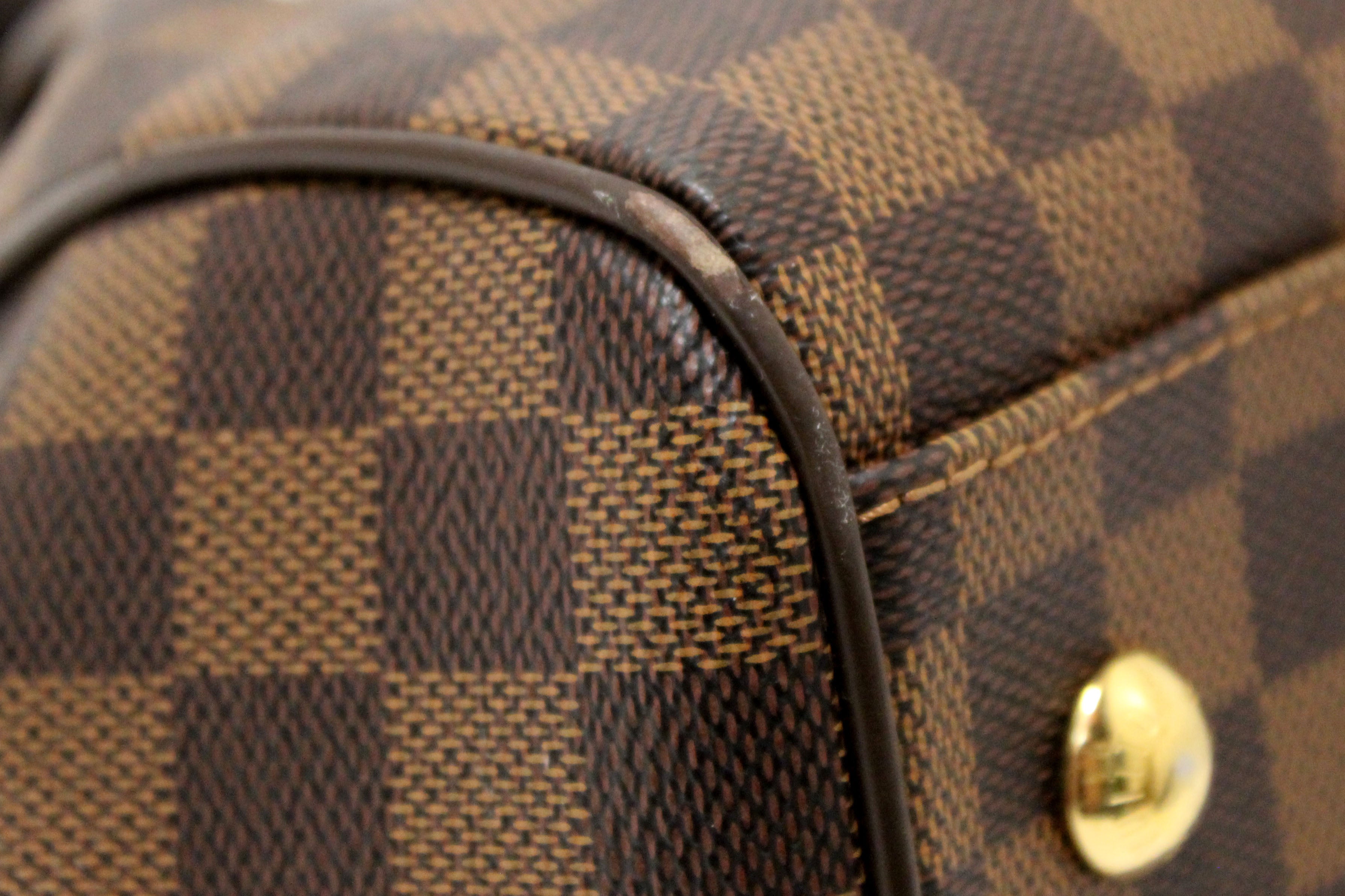 Authentic Louis Vuitton Damier Ebene Trevi PM Shoulder Bag
