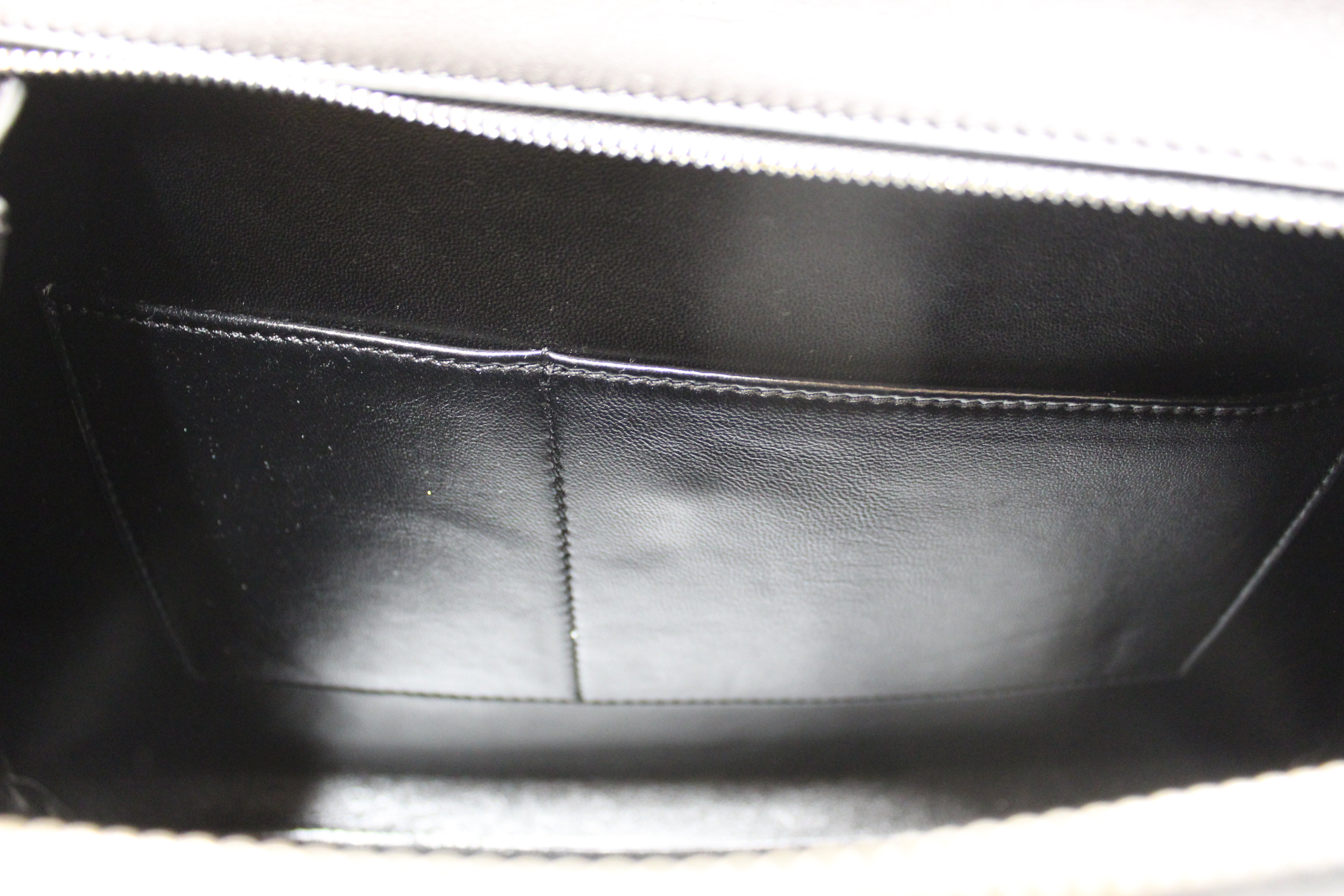 Authentic Celine Python and Black Leather Medium Edge Shoulder Bag