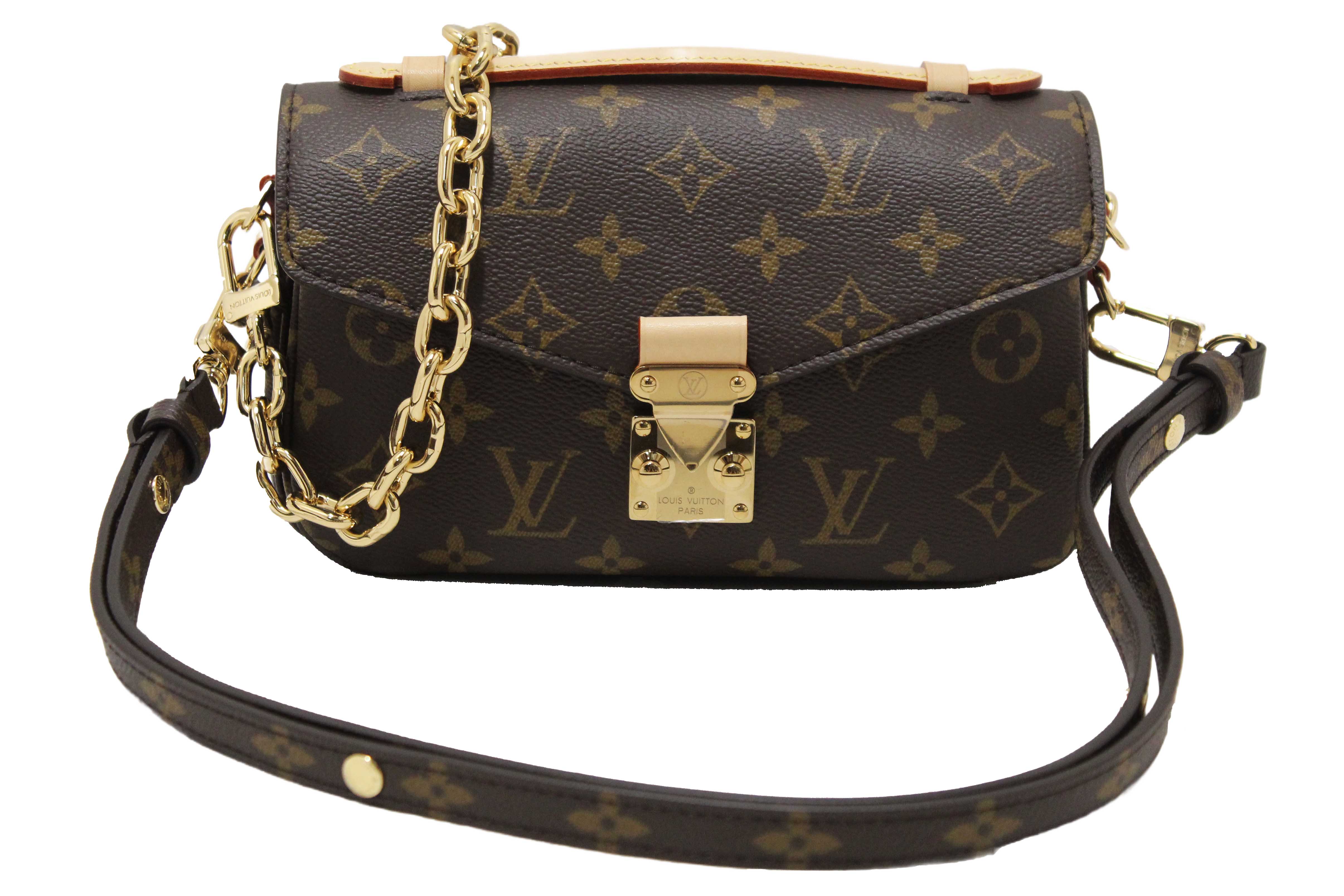 Authentic NEW Louis Vuitton Monogram Pochette Metis East West Messenger Crossbody Bag