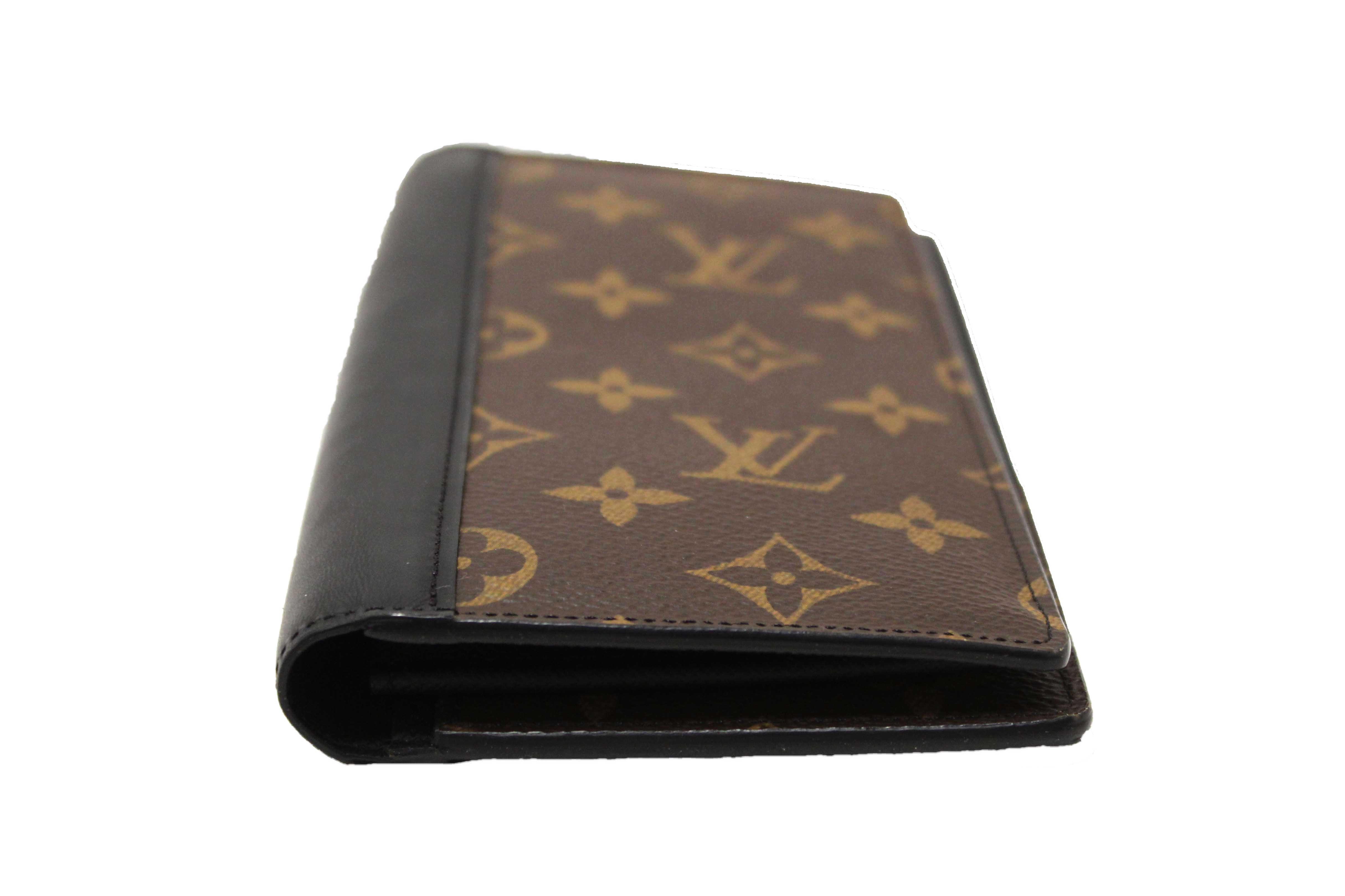 Authentic Louis Vuitton Macassar Monogram Brazza Long Wallet