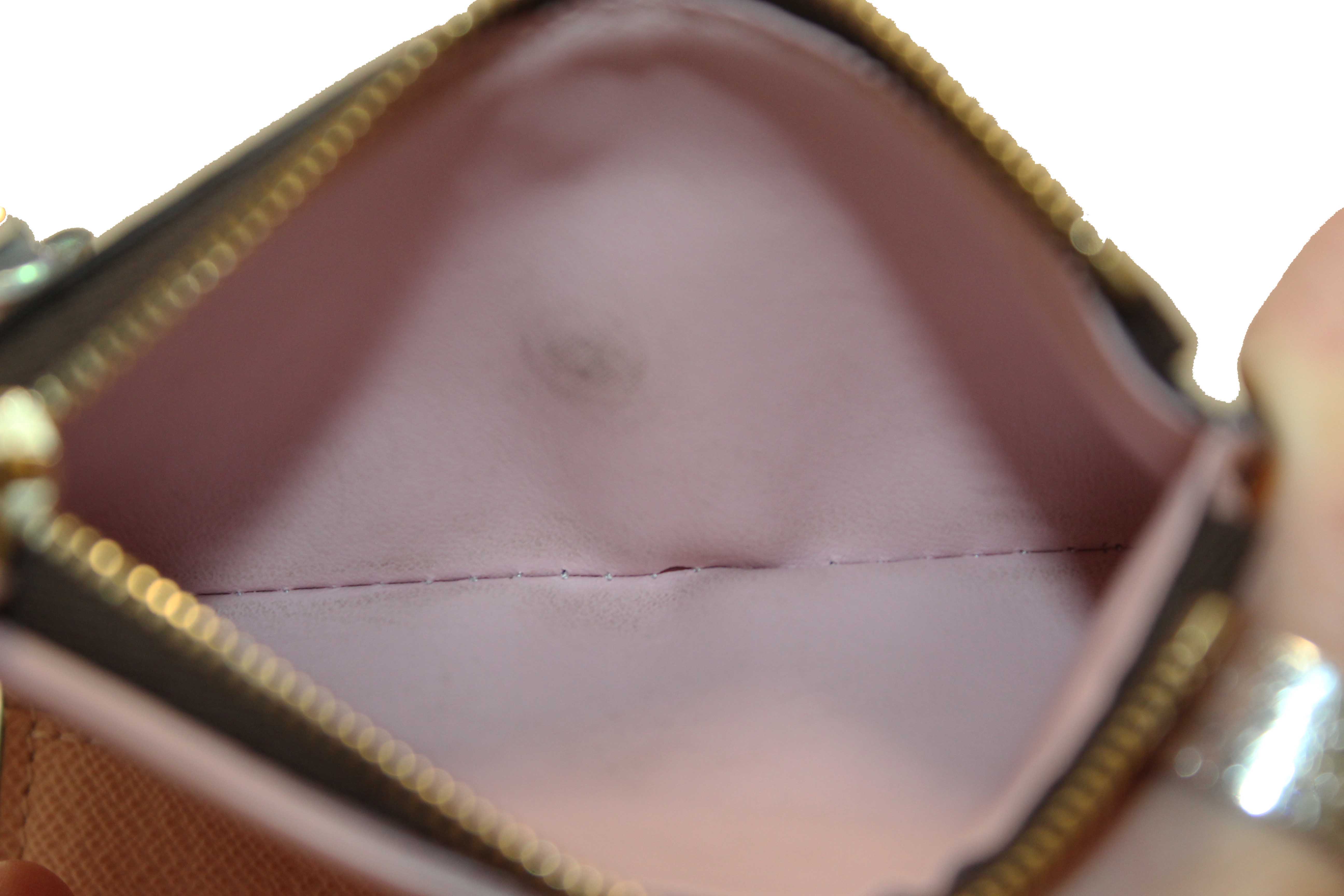 Authentic Louis Vuitton Classic Monogram Rose Ballerine Pink Victorine Wallet