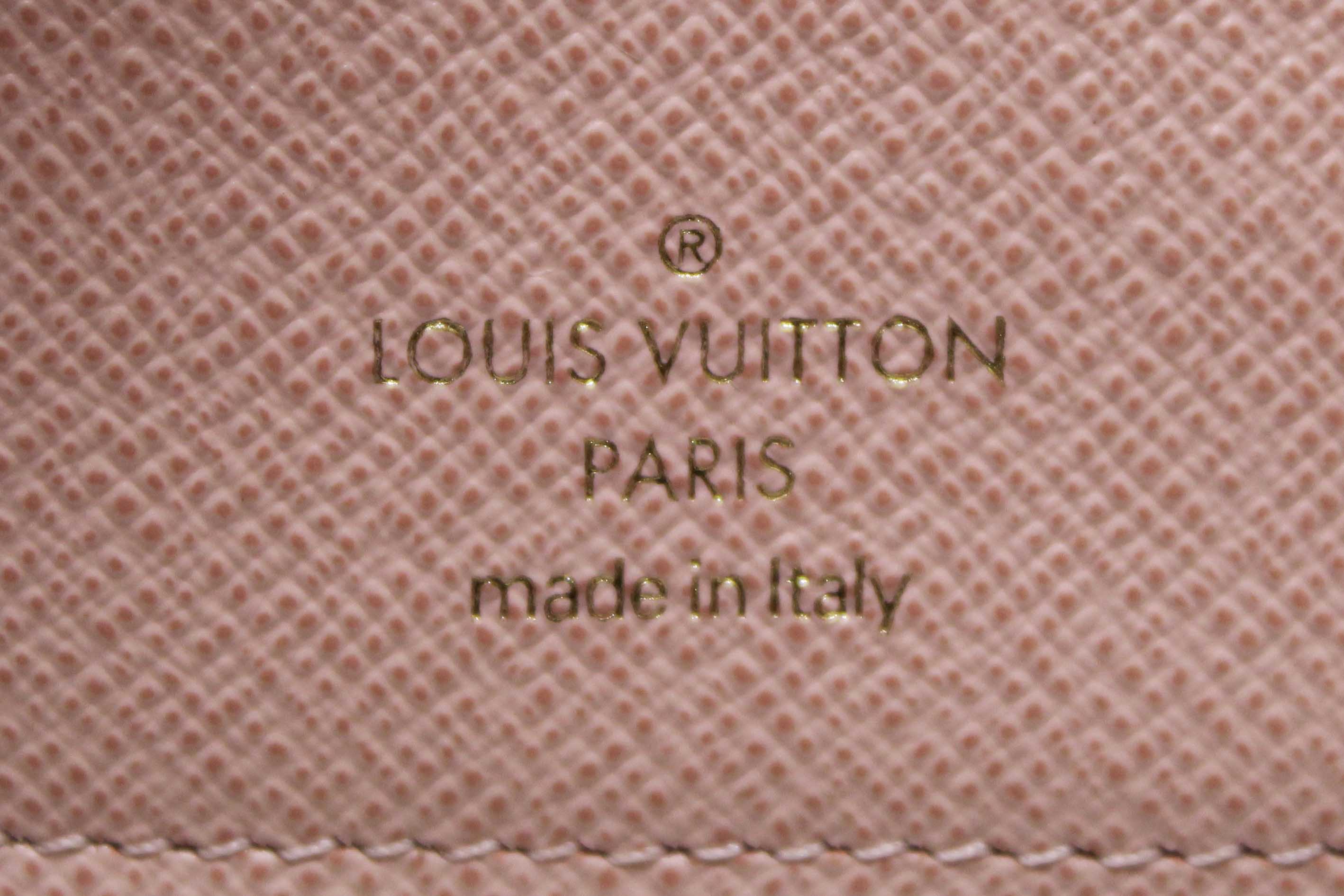 Authentic Louis Vuitton Classic Monogram Rose Ballerine Pink Victorine Wallet