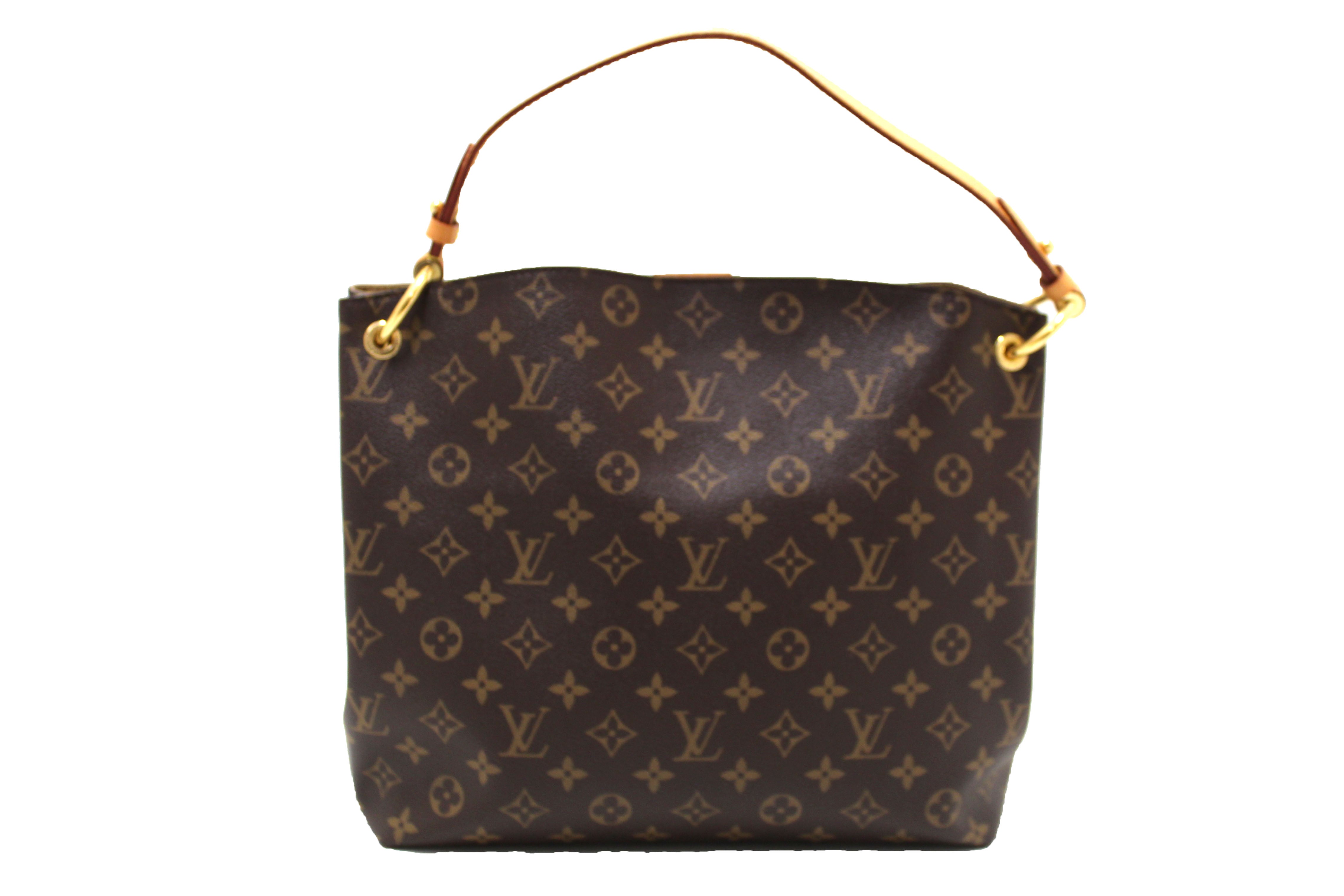 Authentic Louis Vuitton Classic Monogram Graceful PM Hobo Shoulder Bag