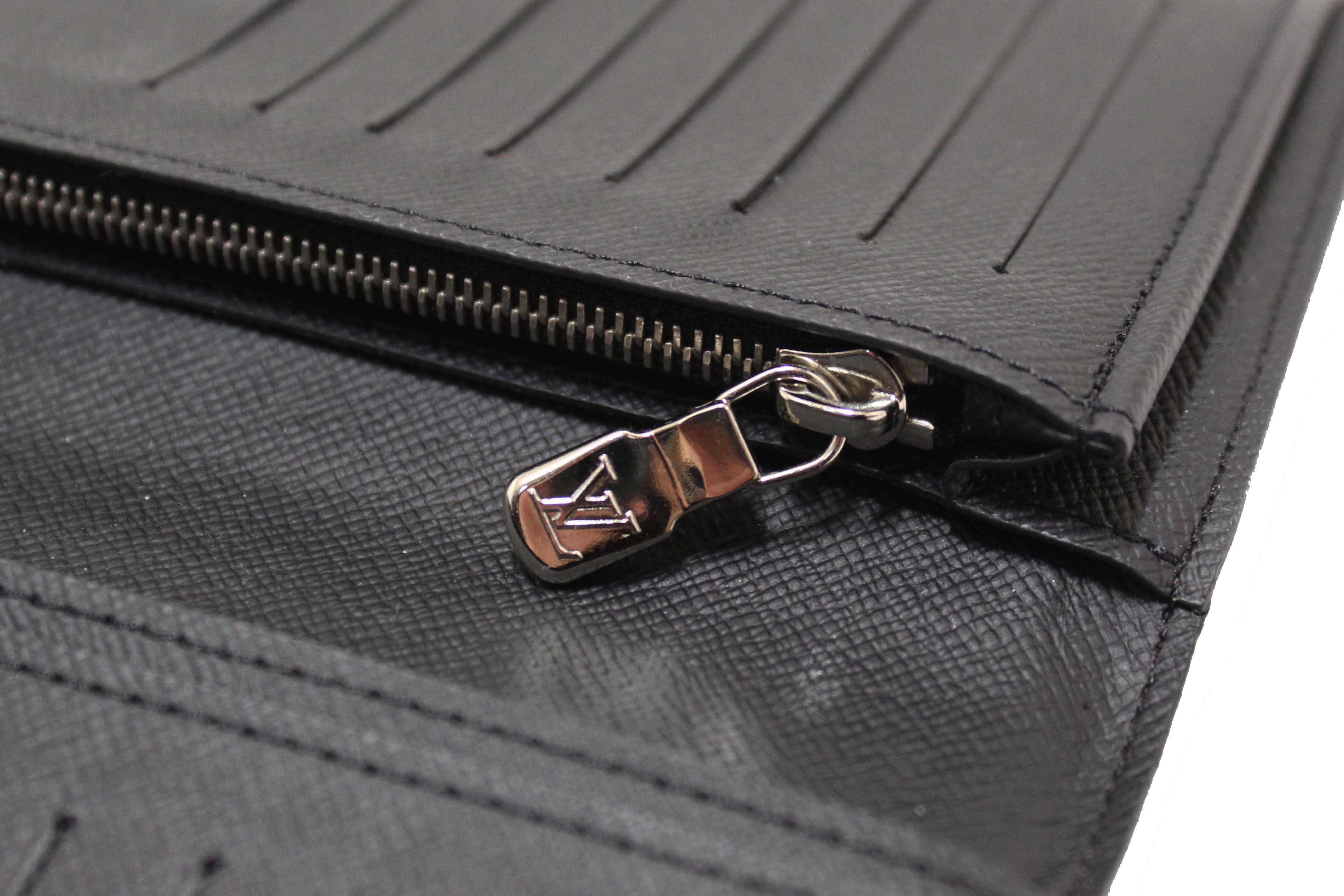 Authentic Louis Vuitton Macassar Monogram Brazza Long Wallet