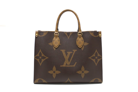 Authentic Louis Vuitton Classic Monogram OnTheGo MM Tote bag