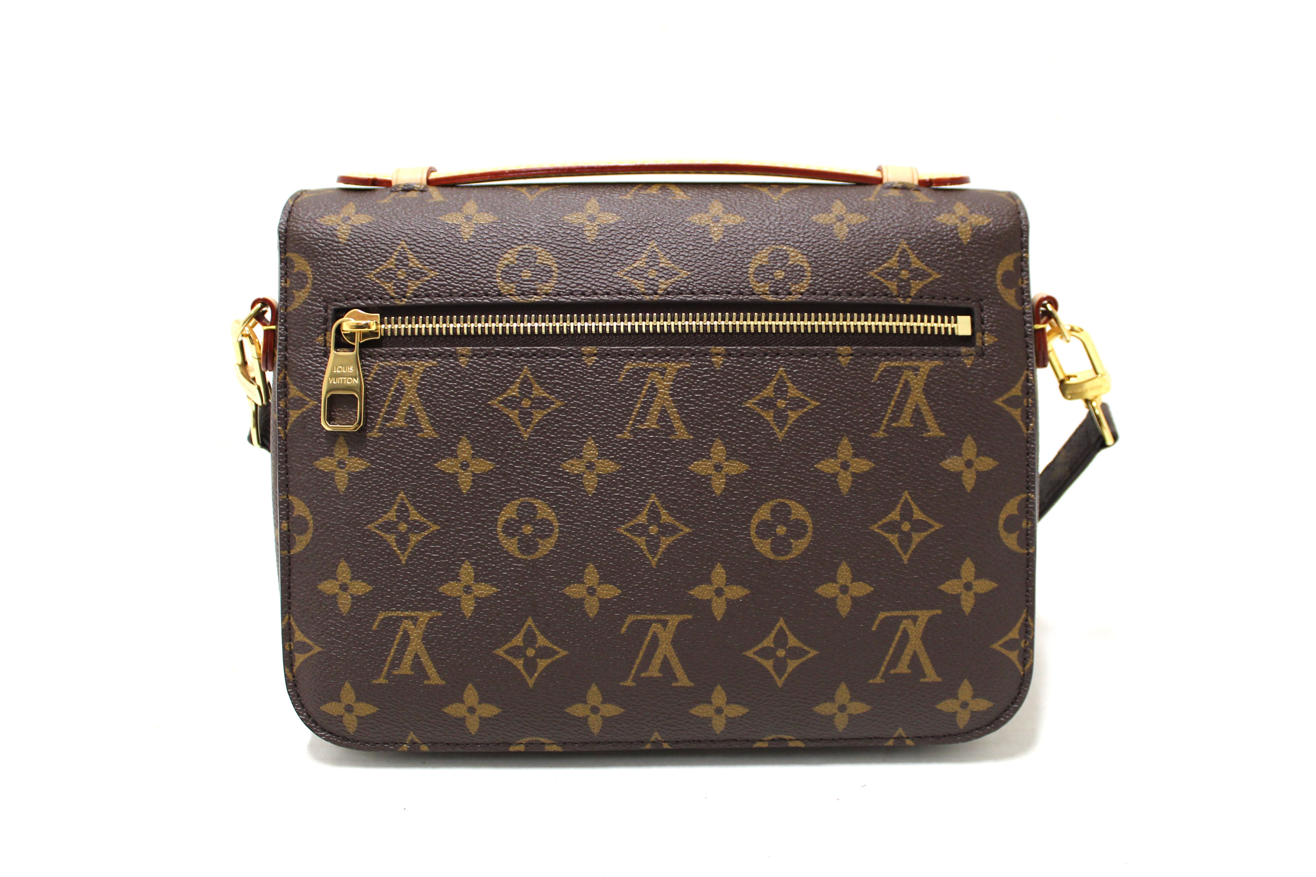 Authentic Louis Vuitton Monogram Pochette Metis Messenger Crossbody Bag