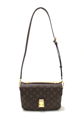 Authentic Louis Vuitton Monogram Pochette Metis Messenger Crossbody Bag