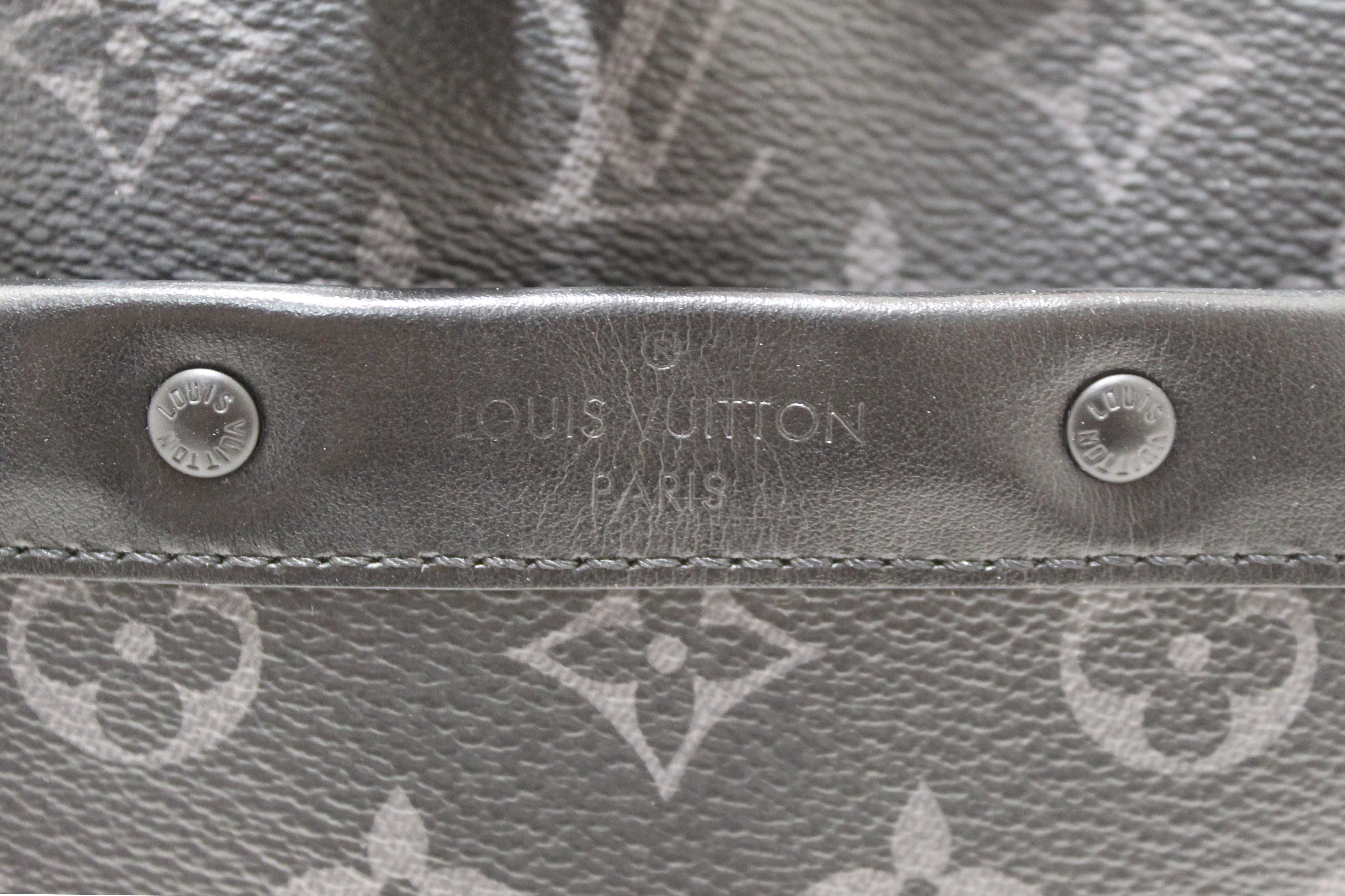 Authentic Louis Vuitton Classic Monogram Eclipse Canvas Alpha Messenger Bag