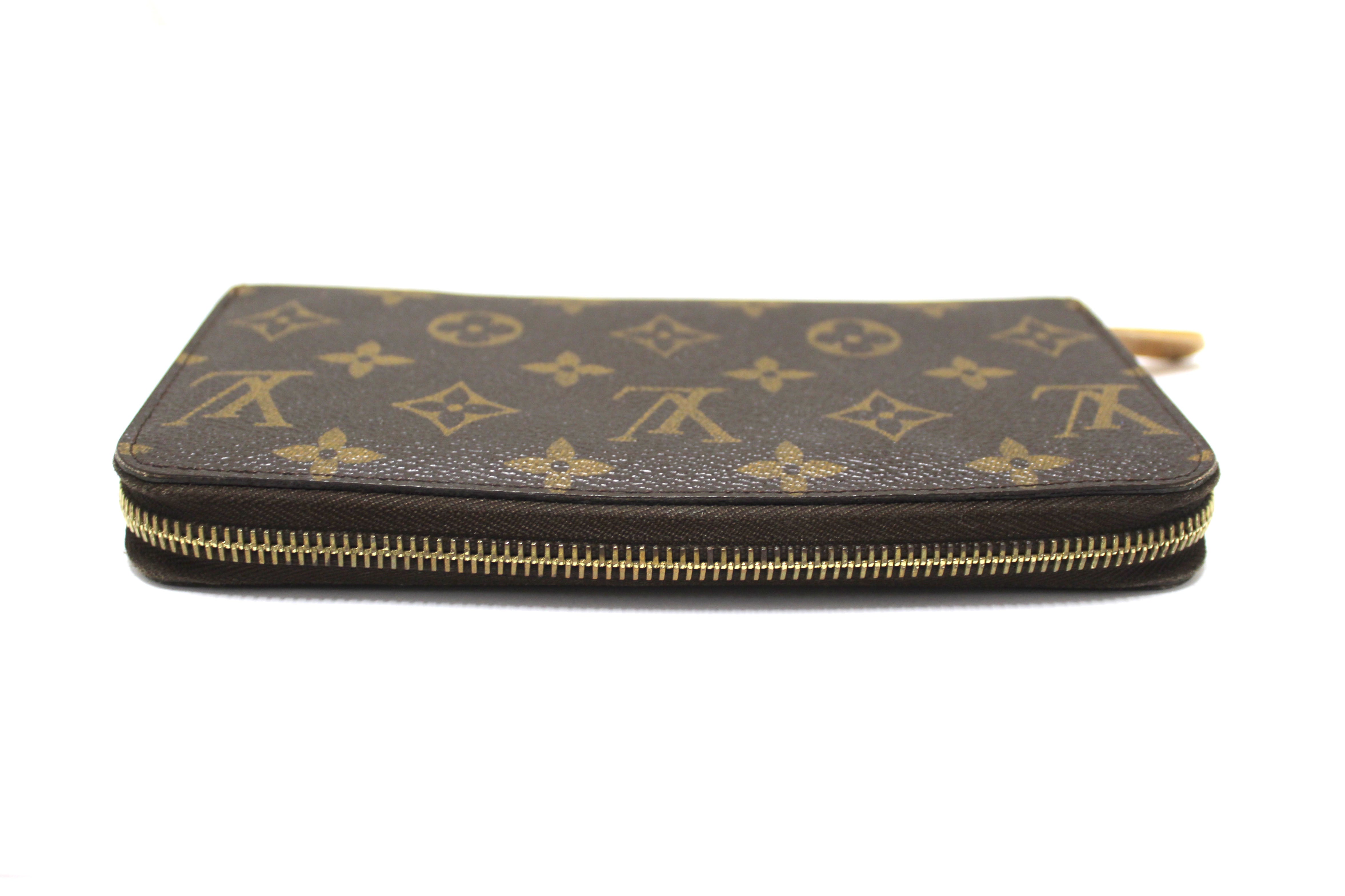 Louis Vuitton - Authenticated Zippy Wallet - Leather Brown for Women, Good Condition