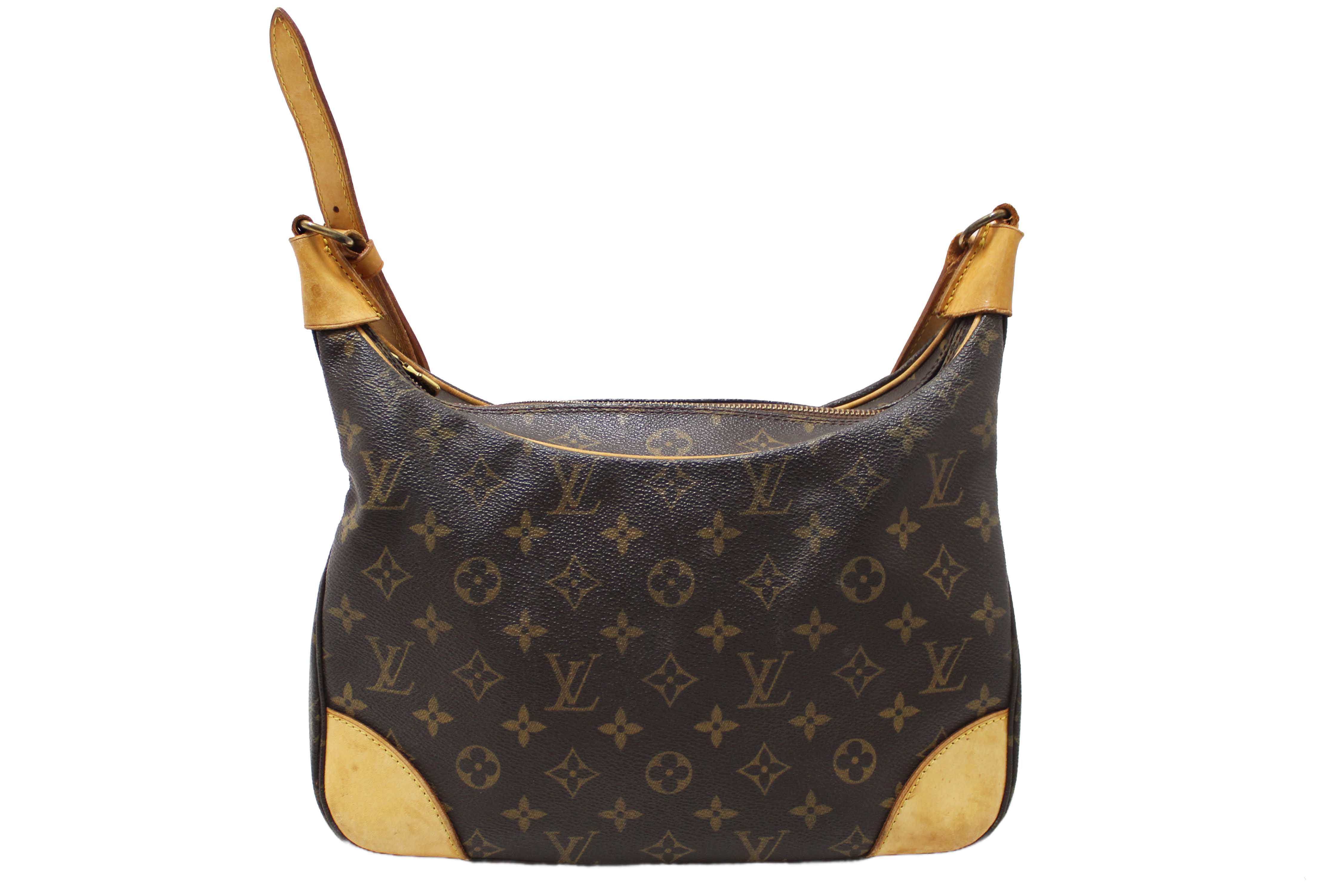 Authentic Louis Vuitton Classic Monogram Boulogne 30 Shoulder Bag
