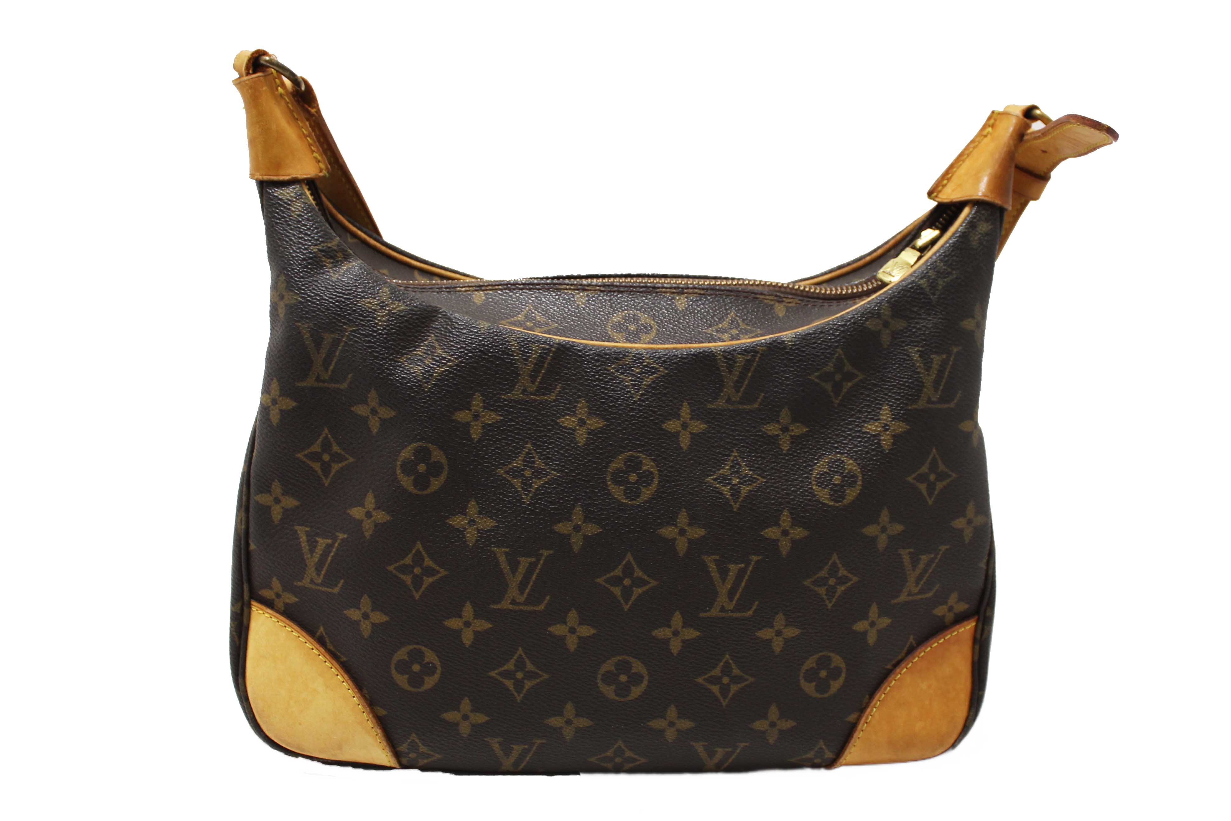 Authentic Louis Vuitton Classic Monogram Boulogne 30 Shoulder Bag