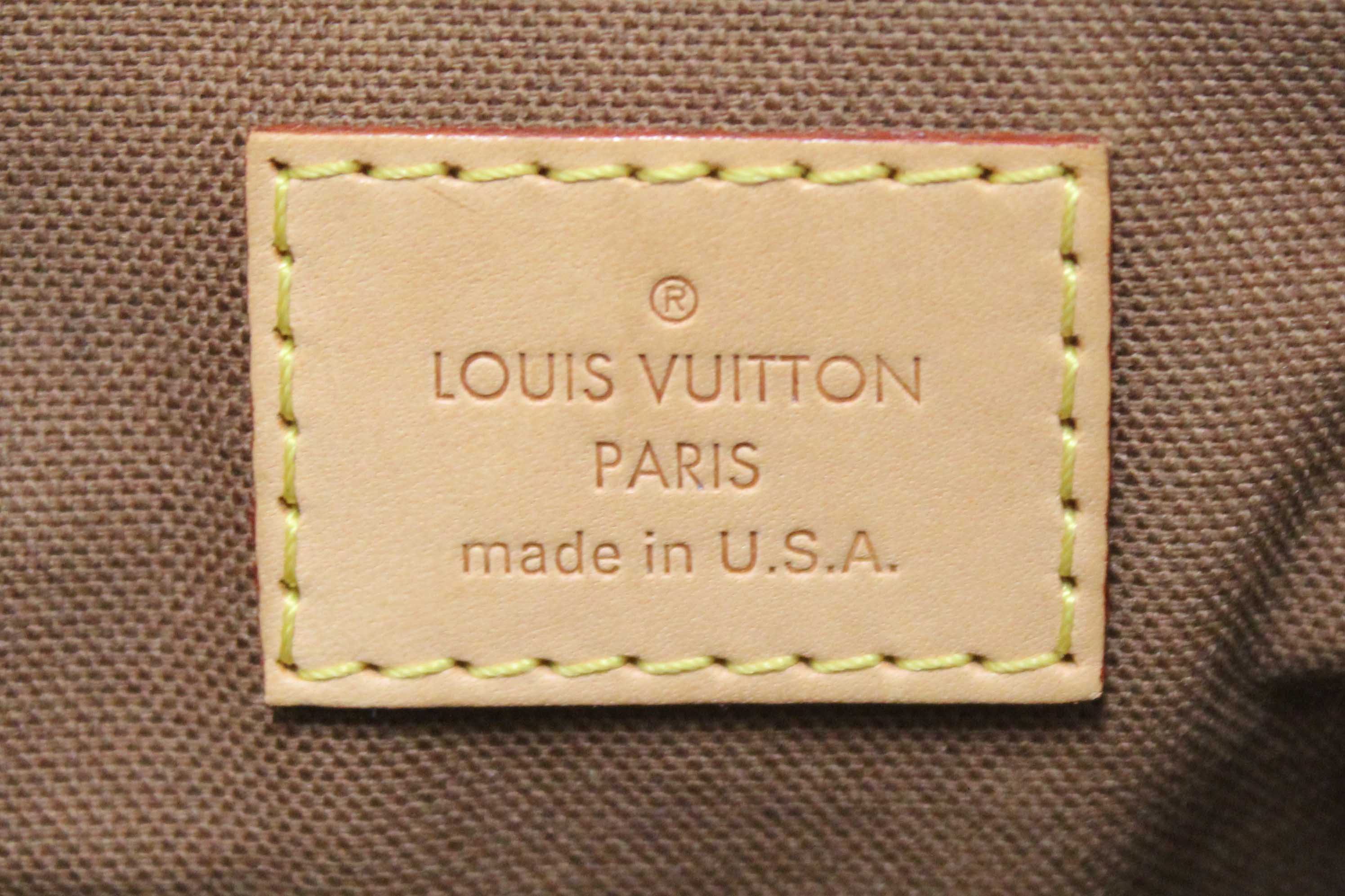 Authentic Louis Vuitton Classic Monogram Canvas Tivoli PM Handbag