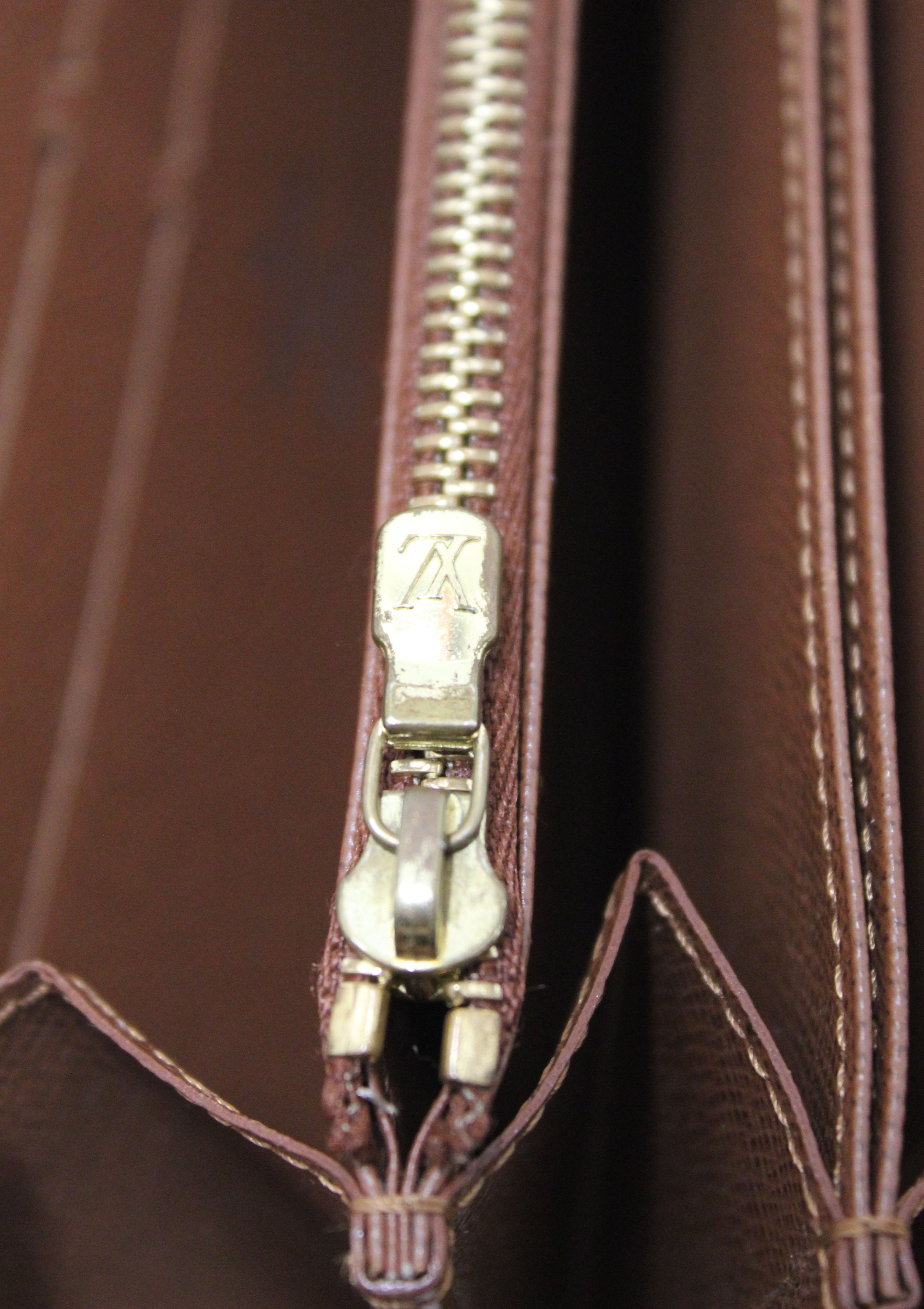 Louis Vuitton Authentic Louis Vuitton Double Zipper Monogram Wallets