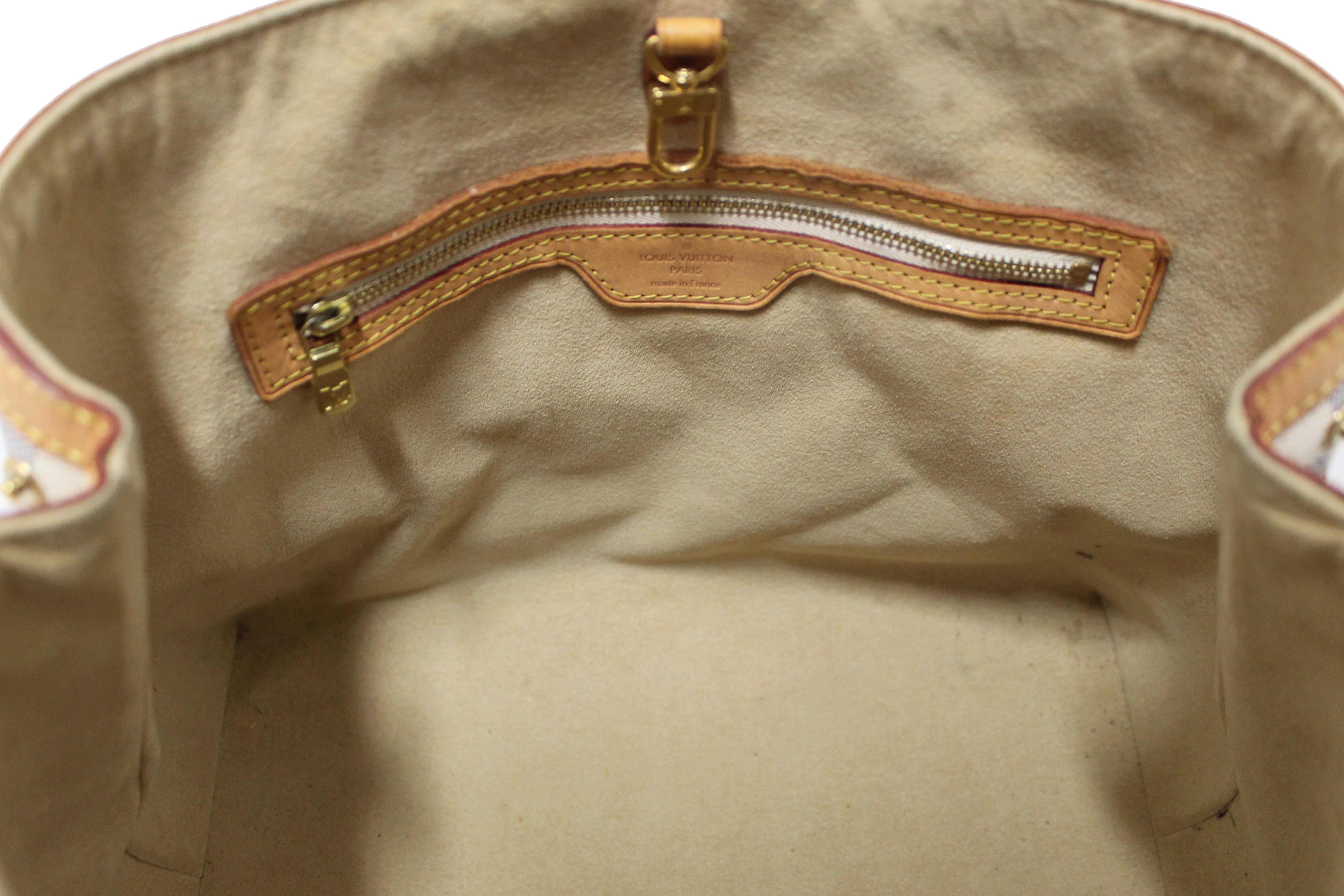 Authentic Louis Vuitton Damier Azur Canvas Hampstead PM Tote Bag