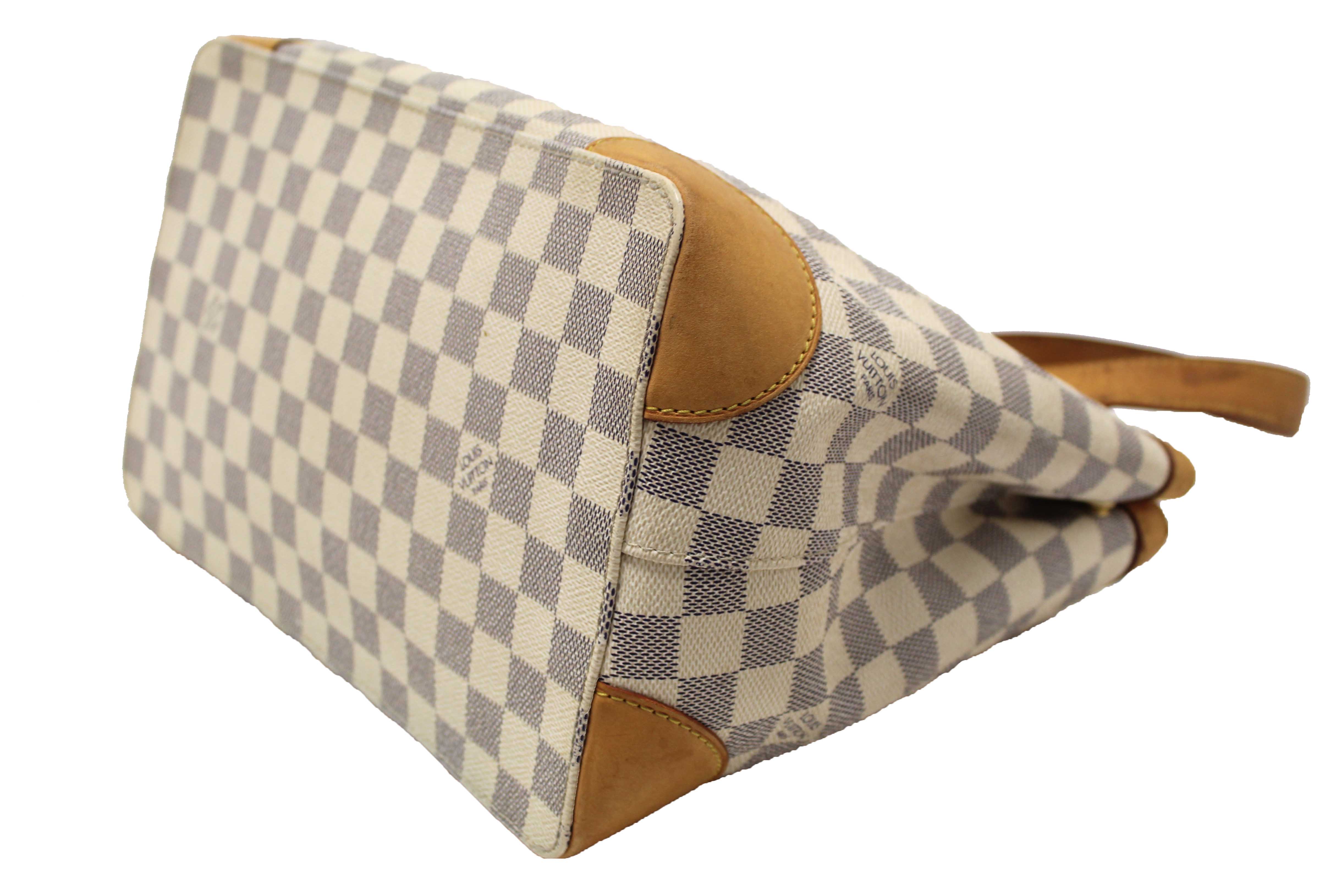Authentic Louis Vuitton Damier Azur Canvas Hampstead PM Tote Bag