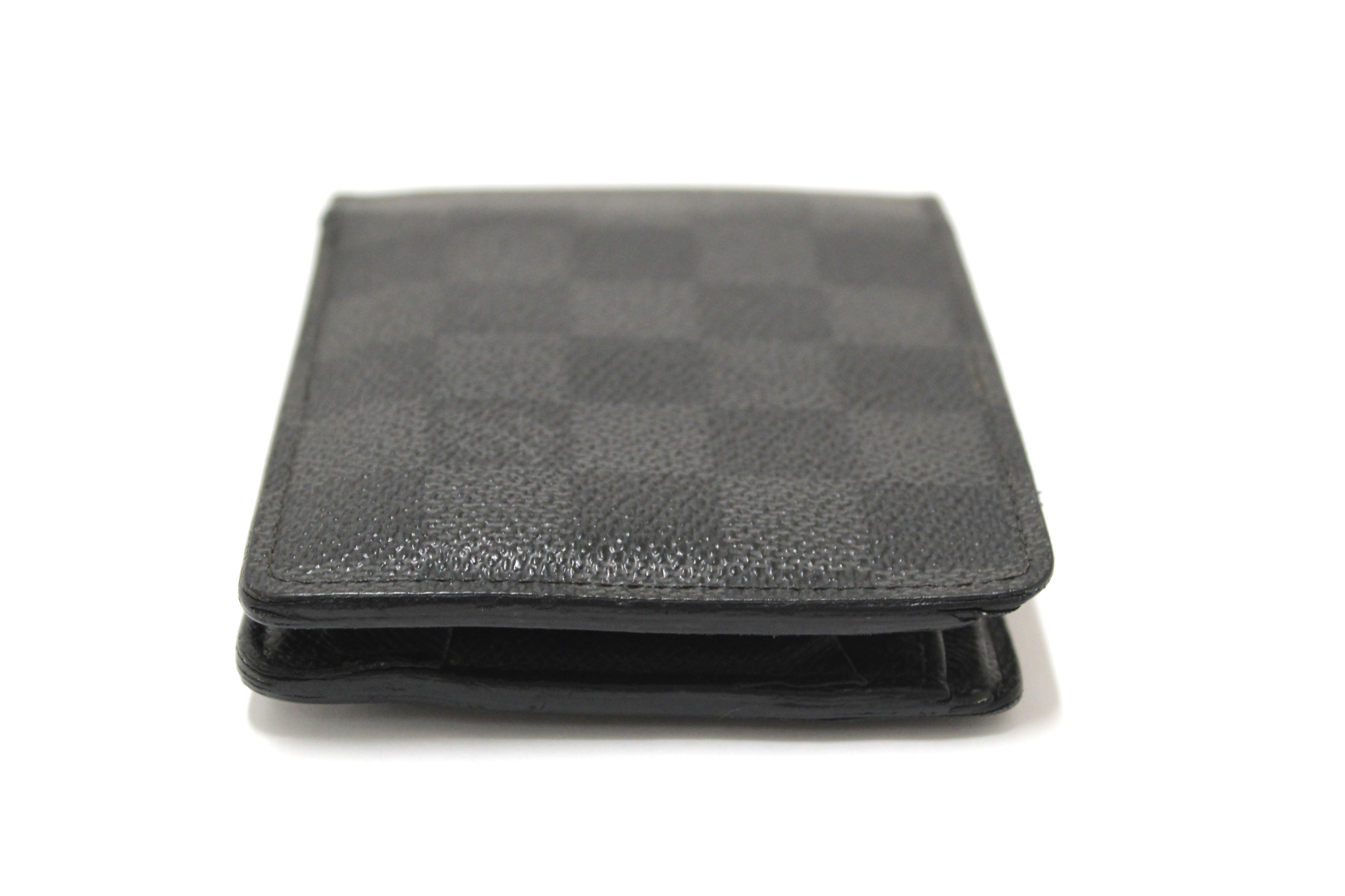 Authentic Louis Vuitton Damier Graphite Multiple Men's Wallet