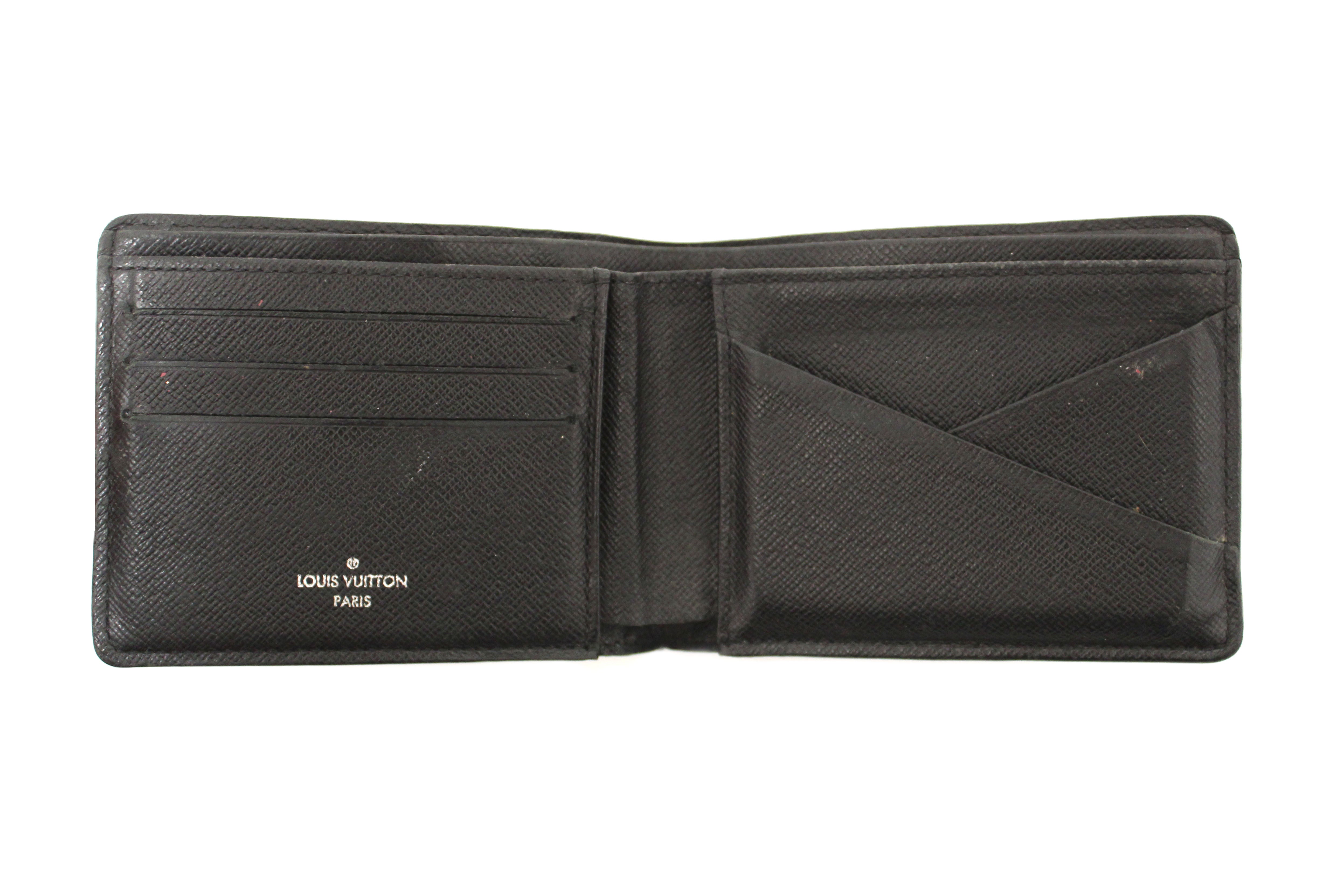 Authentic Louis Vuitton Damier Graphite Multiple Men's Wallet