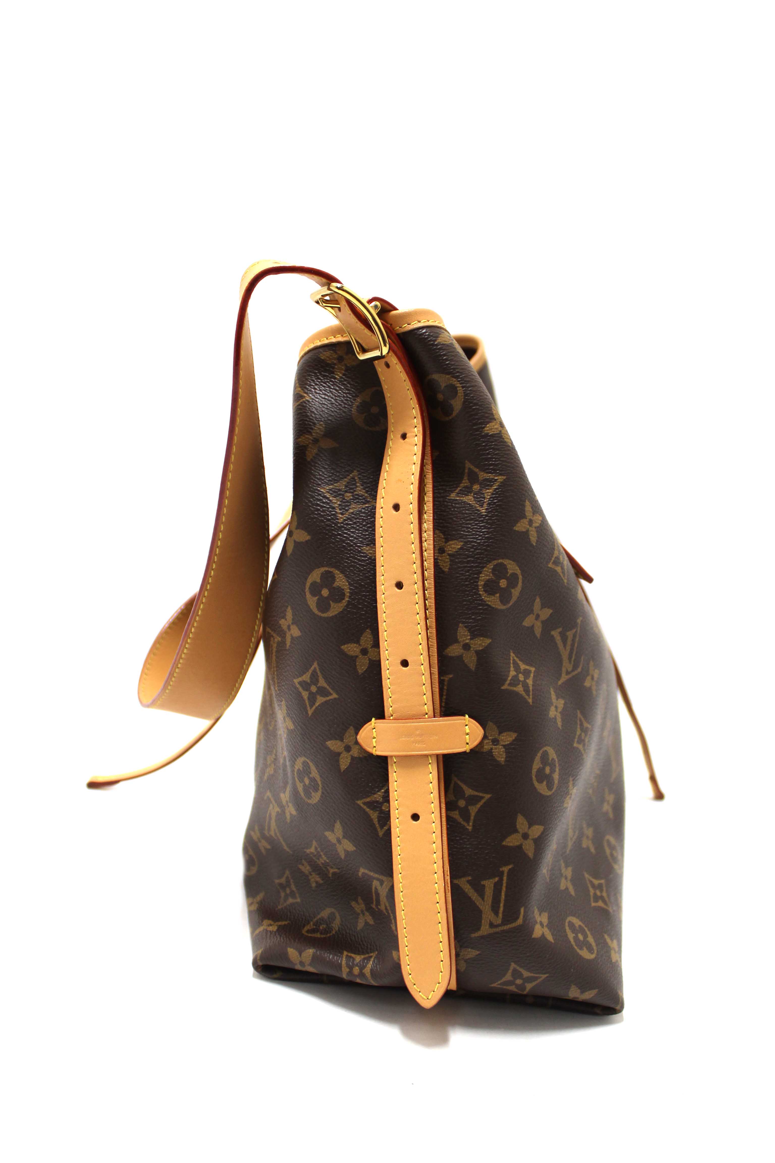 Authentic Louis Vuitton Classic Monogram CarryAll MM Hobo Shoulder Tote