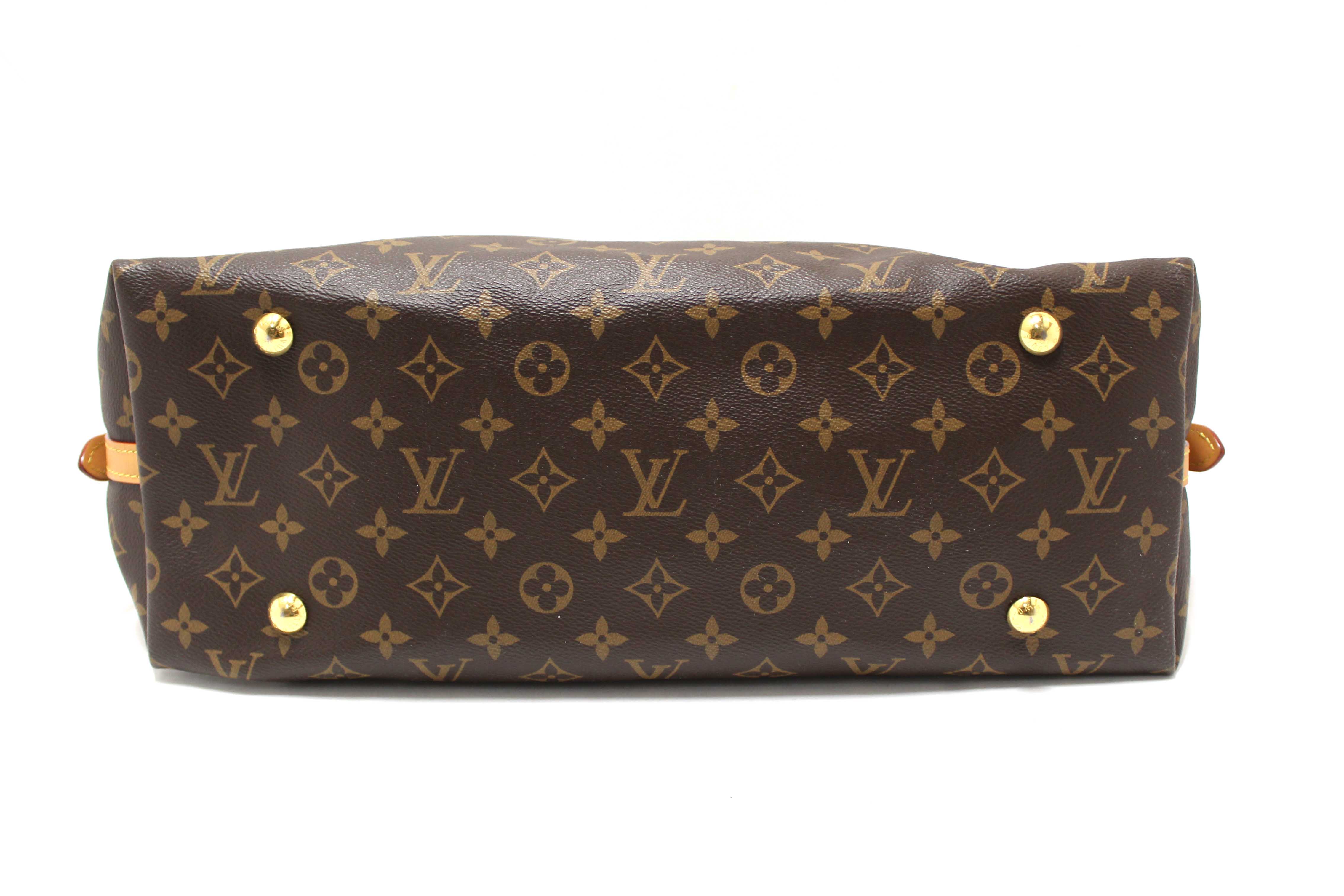 Authentic Louis Vuitton Classic Monogram CarryAll MM Hobo Shoulder Tote