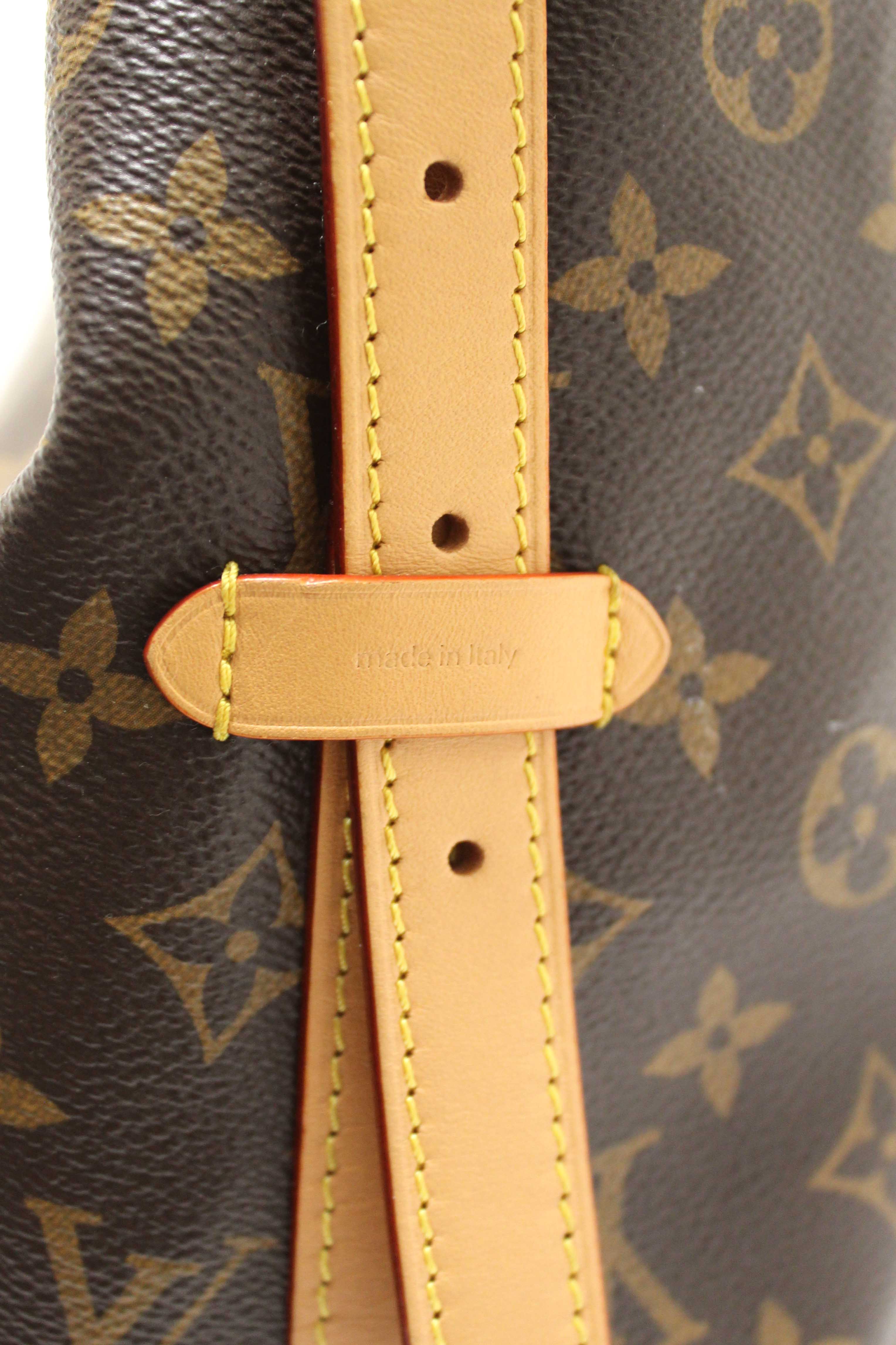 Authentic Louis Vuitton Classic Monogram CarryAll MM Hobo Shoulder Tote