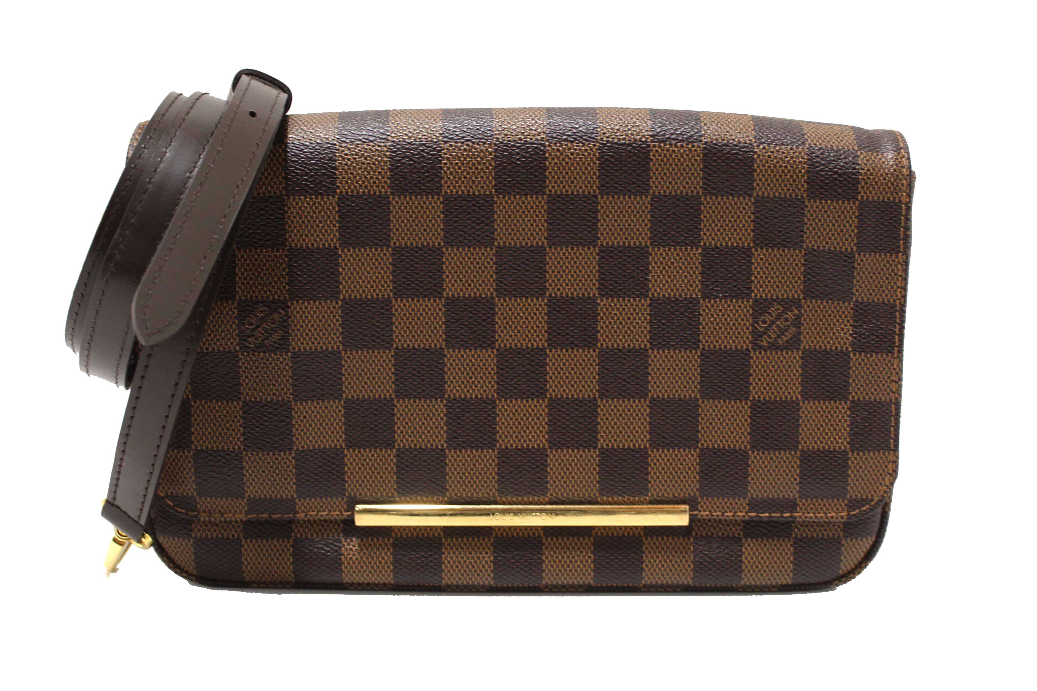 Authentic Louis Vuitton Damier Ebene Hoxton PM Messenger Bag