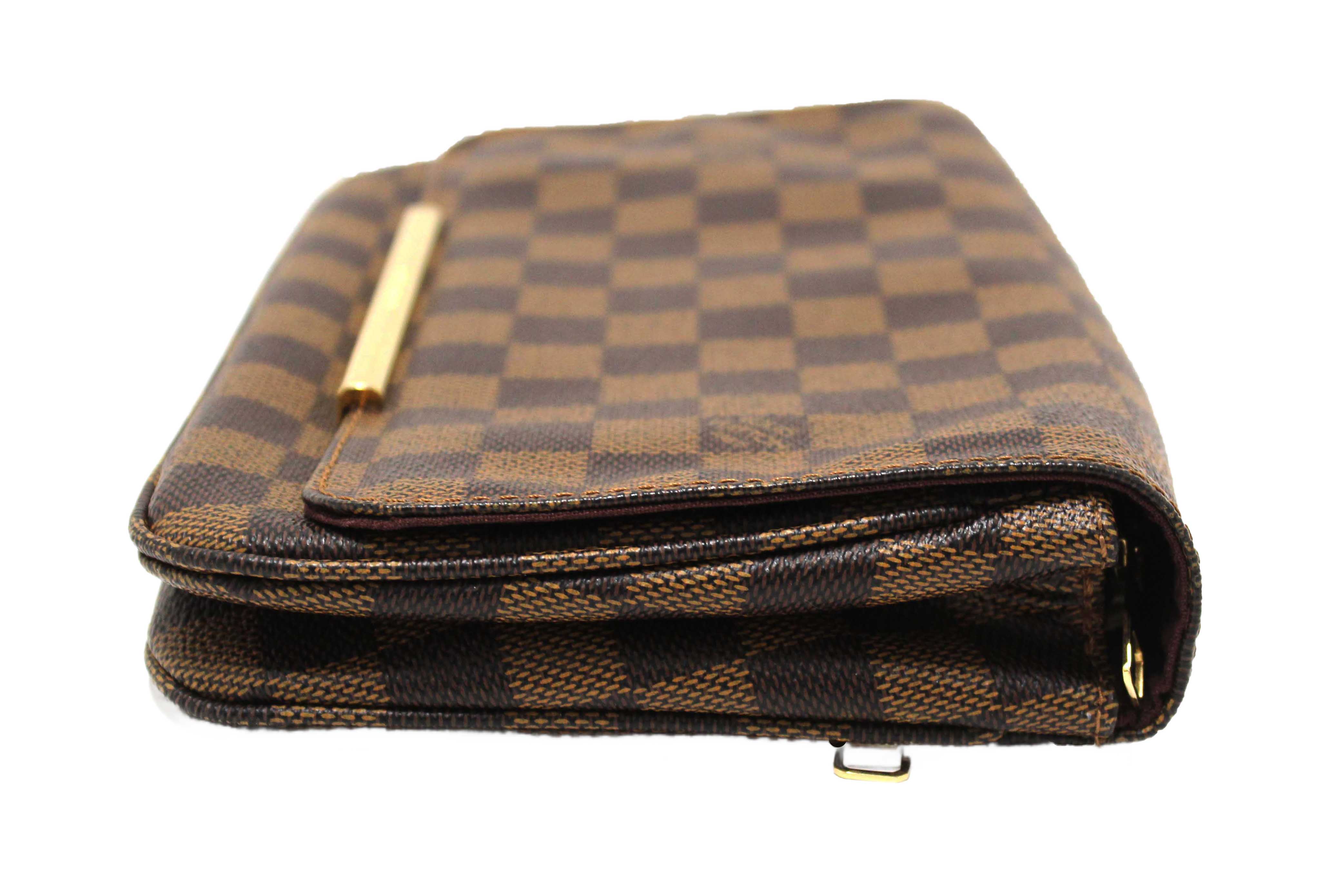 Authentic Louis Vuitton Damier Ebene Hoxton PM Messenger Bag