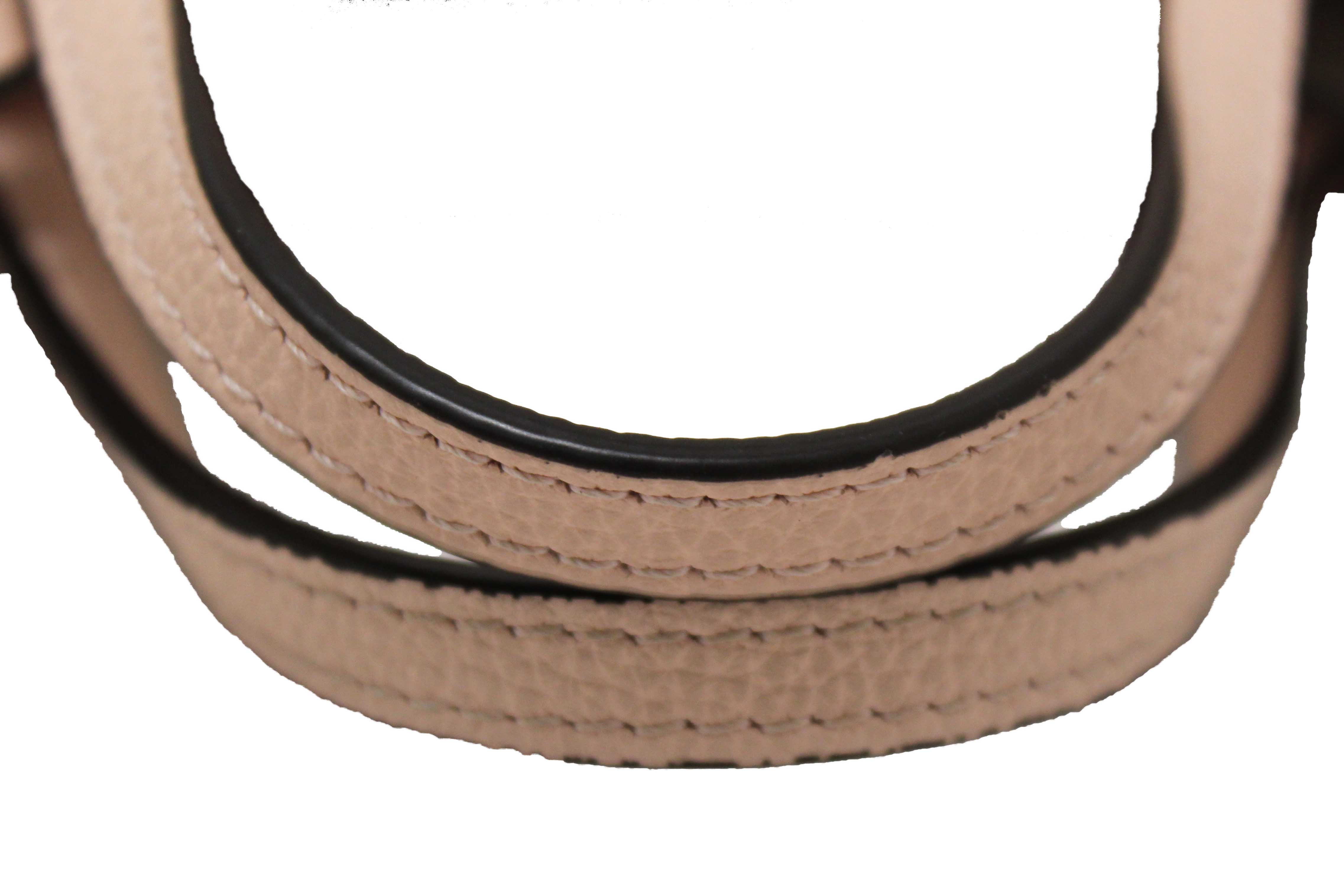 Authentic Louis Vuitton Pink Jasmin Mahina Perforated Calfskin Leather Blossom PM Handbag