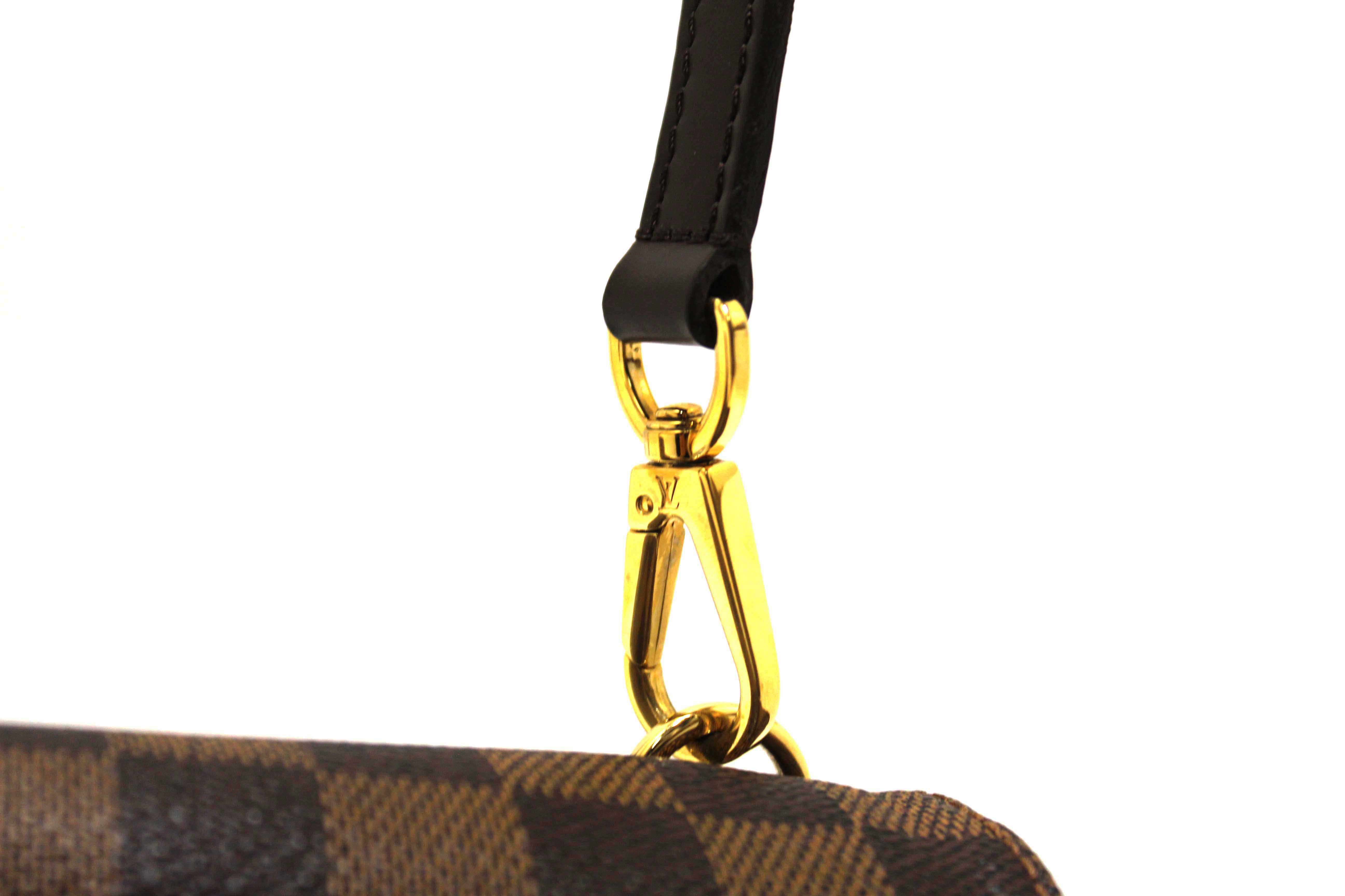 Authentic Louis Vuitton Damier Ebene Hoxton PM Messenger Bag