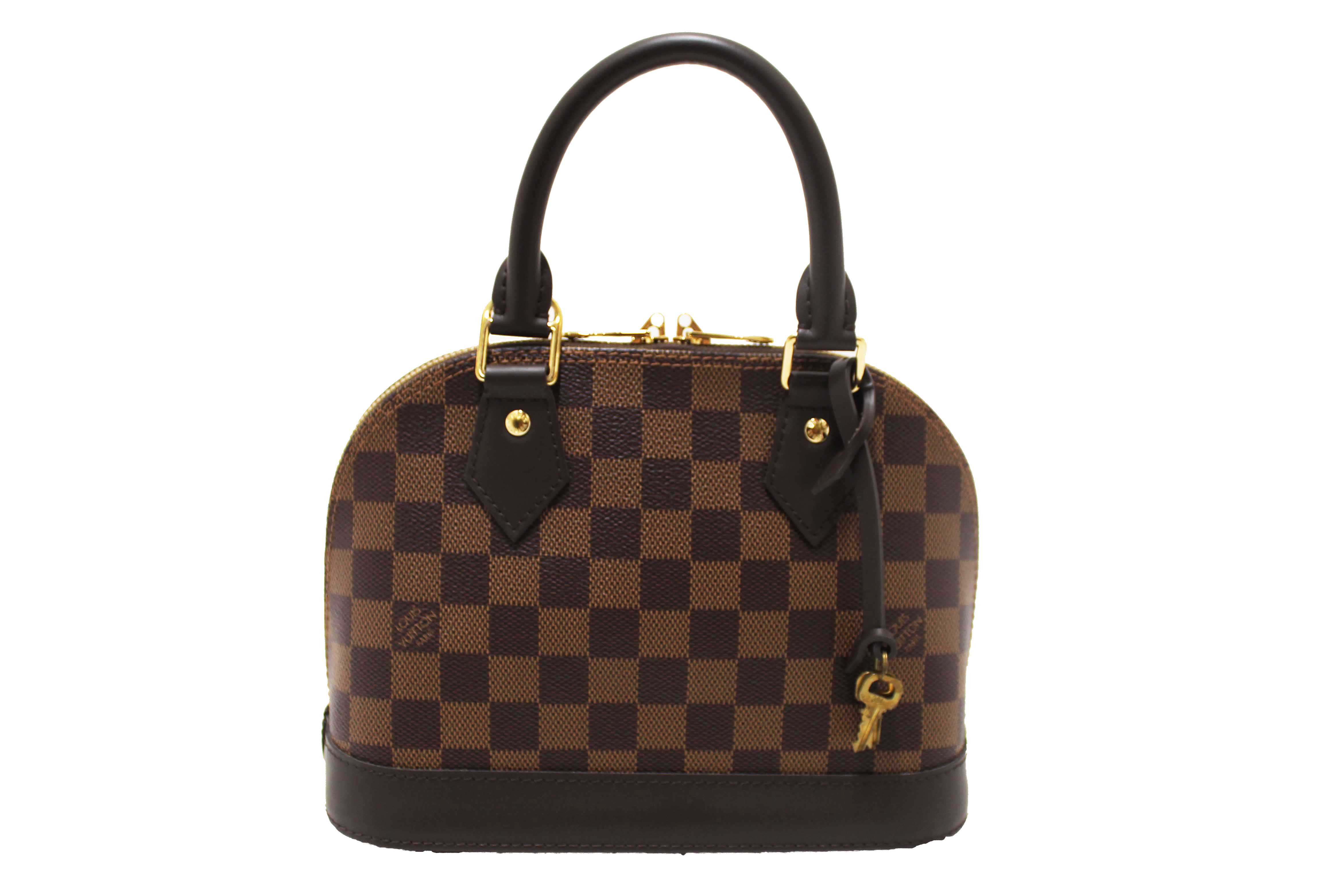 Authentic Louis Vuitton Damier Ebene Alma BB Handbag