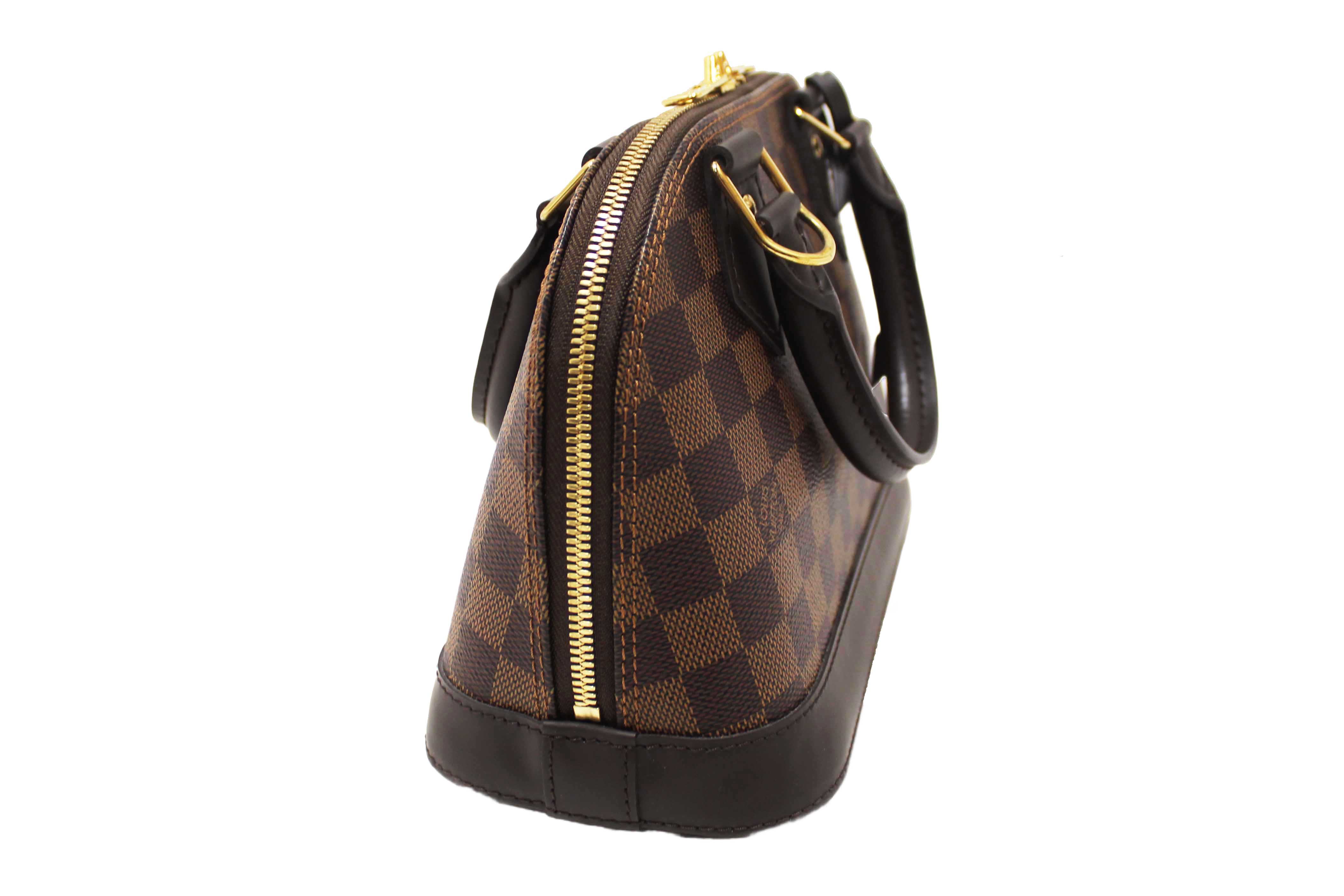 Authentic Louis Vuitton Damier Ebene Alma BB Handbag