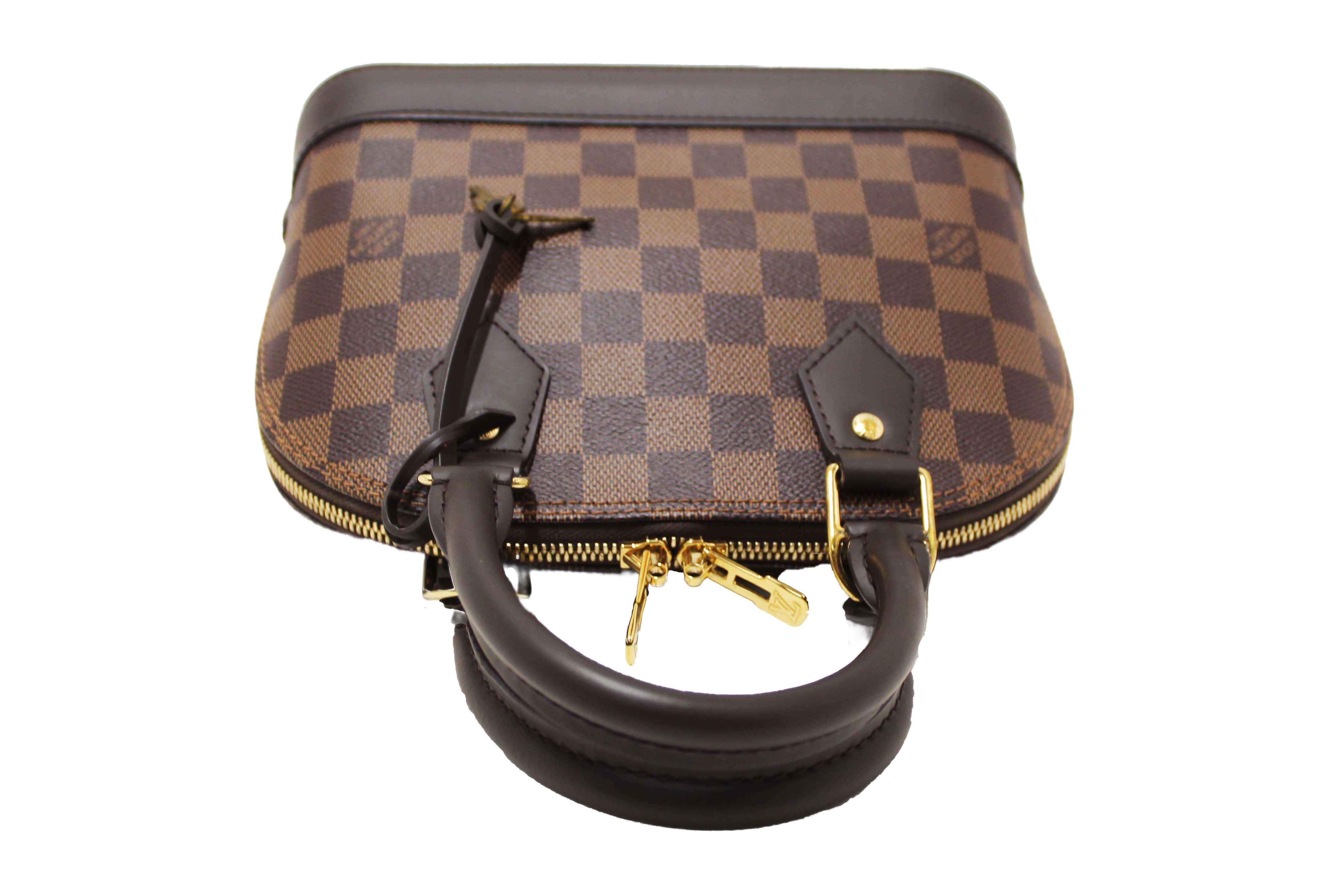 Authentic Louis Vuitton Damier Ebene Alma BB Handbag