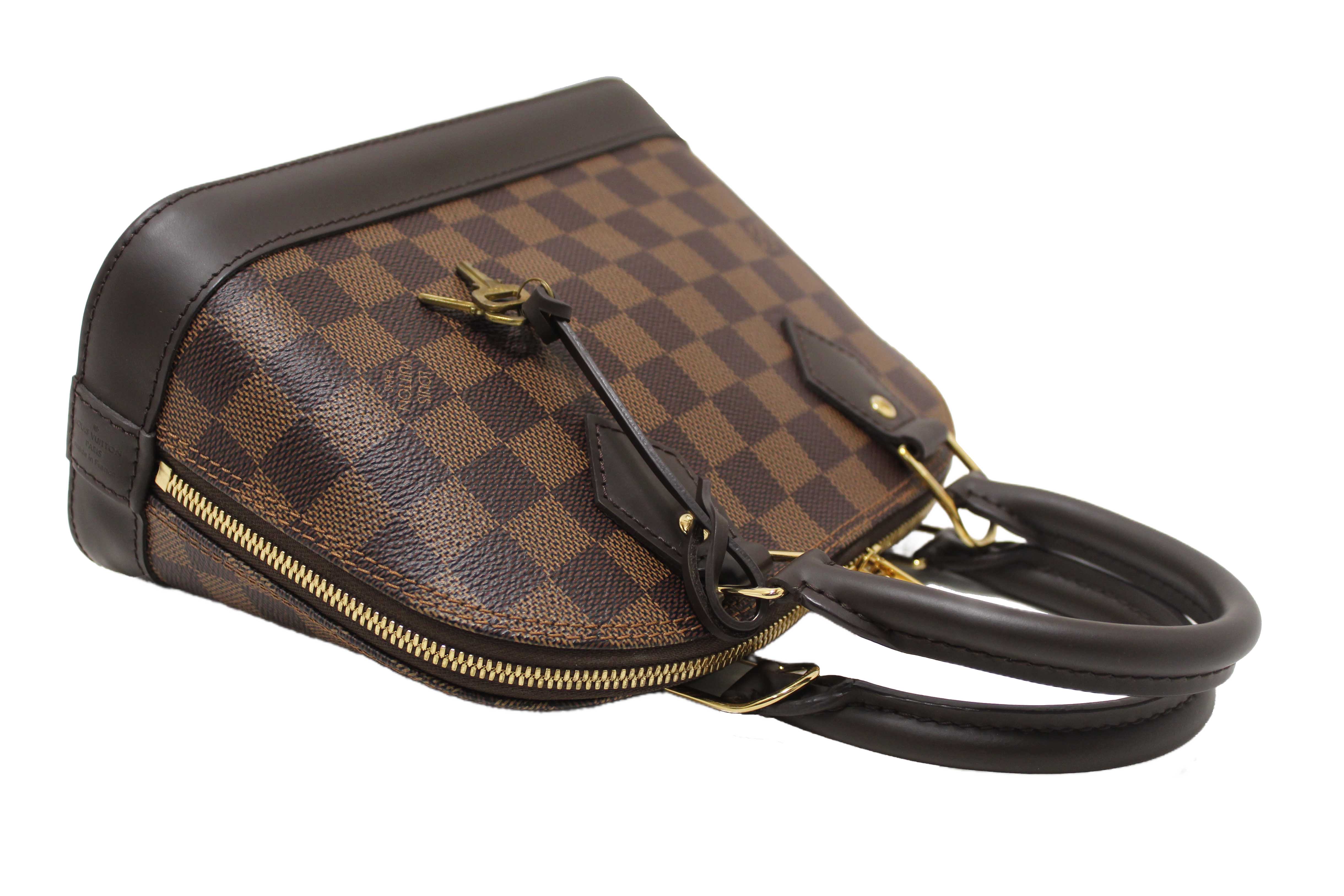 Authentic Louis Vuitton Damier Ebene Alma BB Handbag