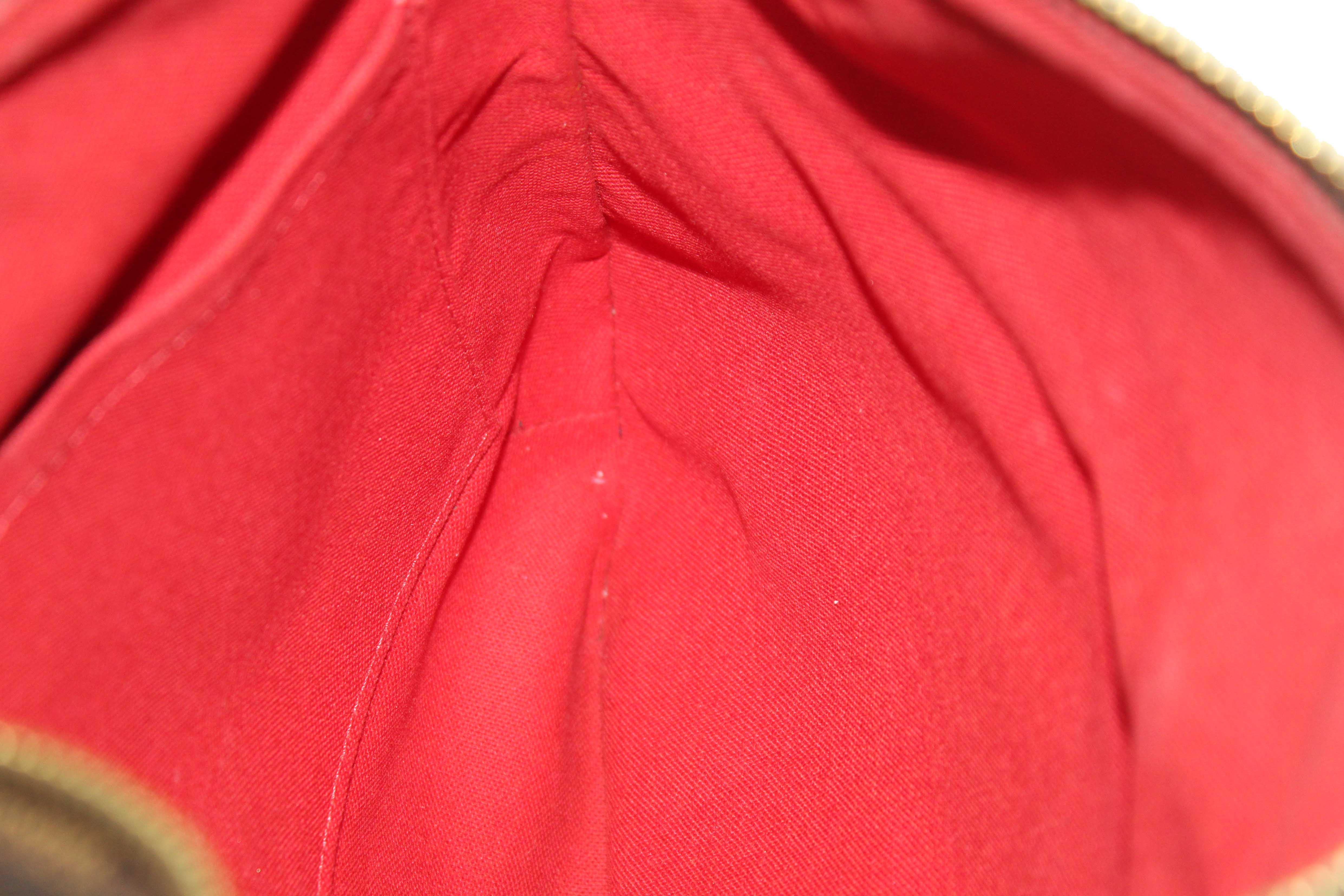 Authentic Louis Vuitton Damier Ebene Bloomsbury PM Messenger Bag