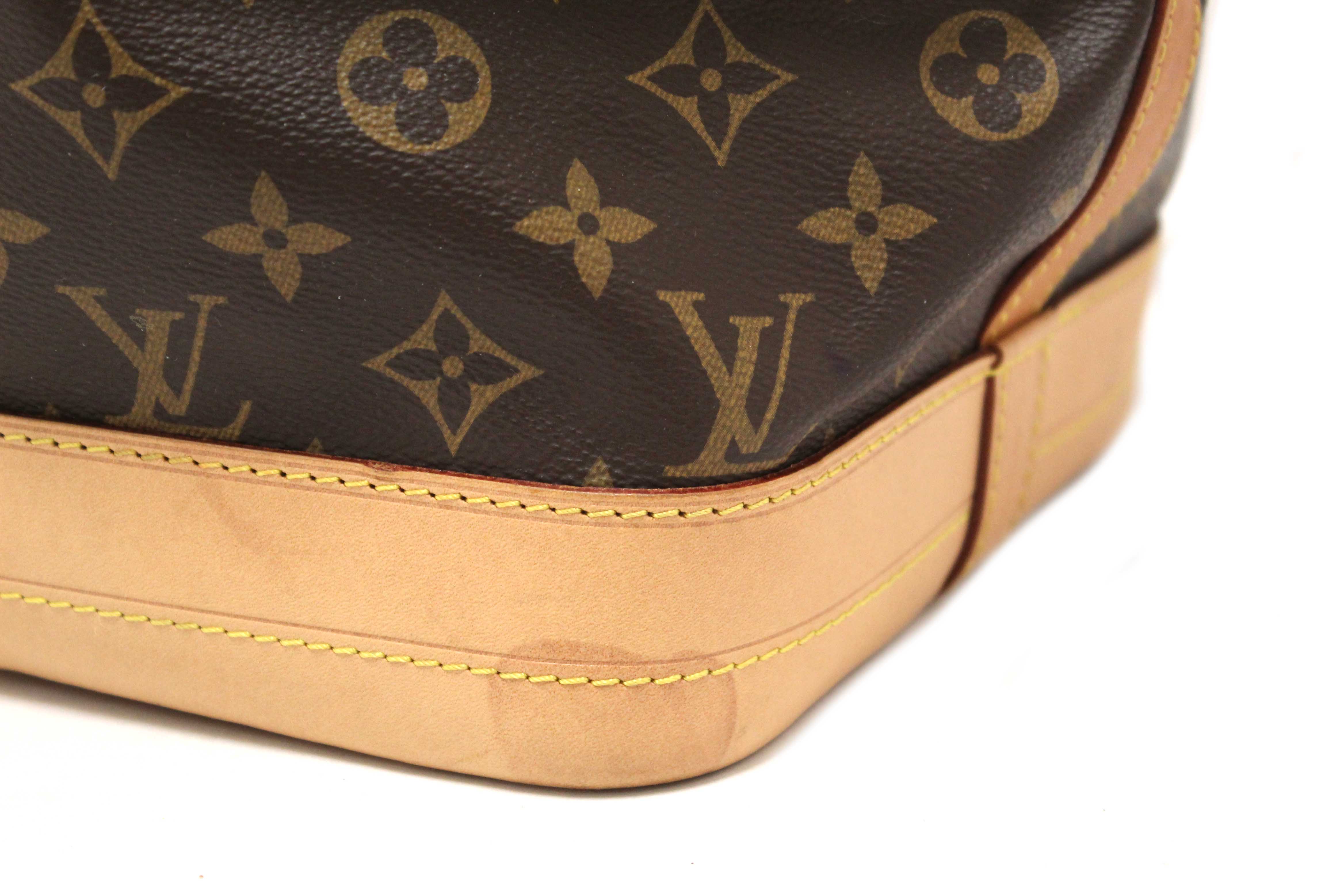 Authentic Louis Vuitton Classic Monogram Noe Bucket Drawstring Tote Bag