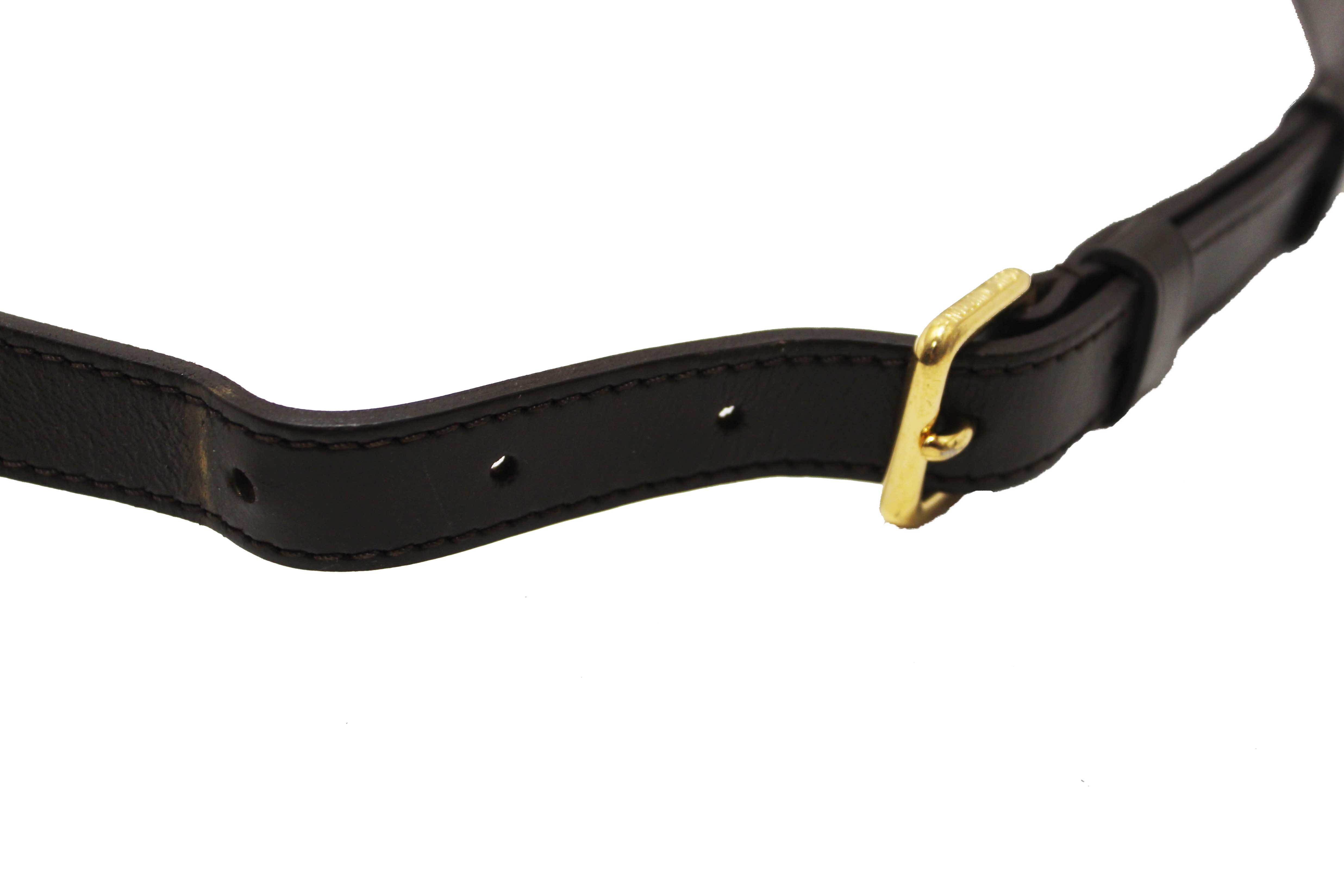 Authentic Louis Vuitton Damier Ebene Bloomsbury PM Messenger Bag