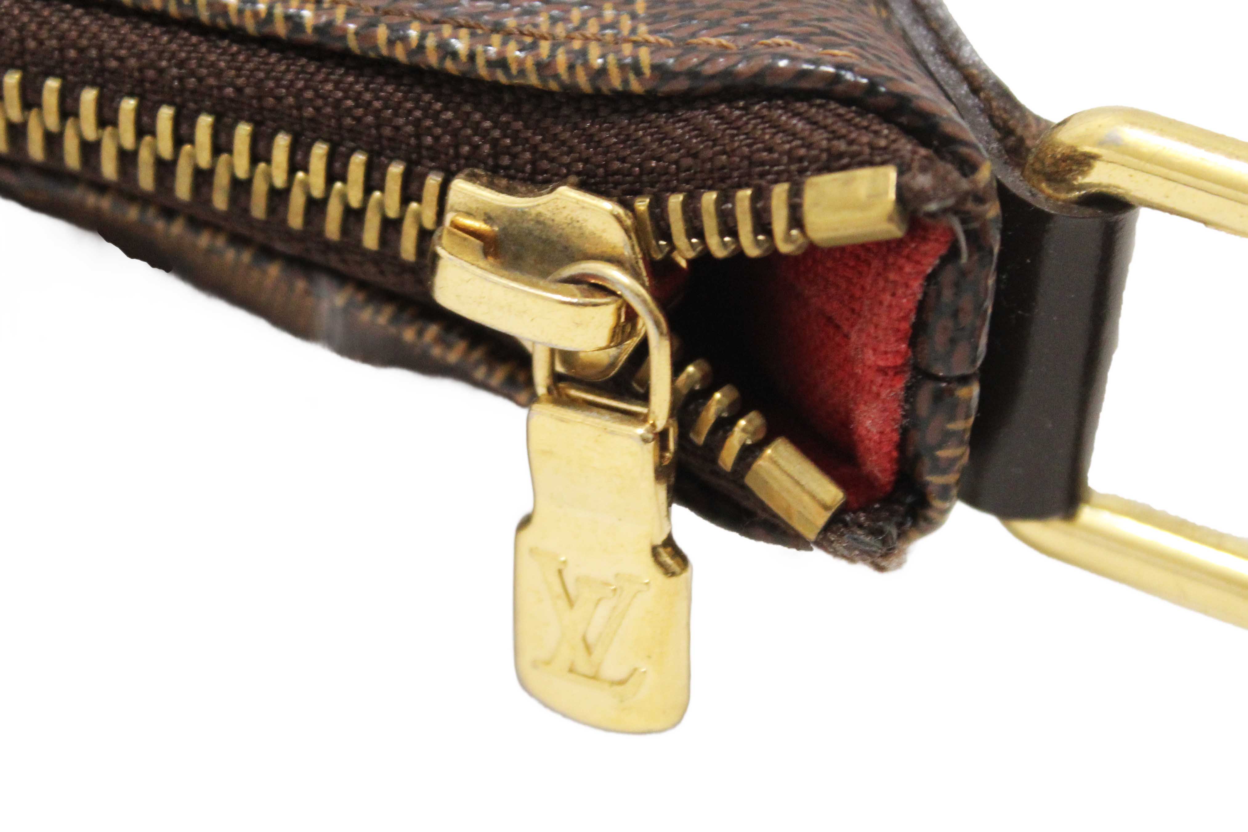 Authentic Louis Vuitton Damier Ebene Bloomsbury PM Messenger Bag