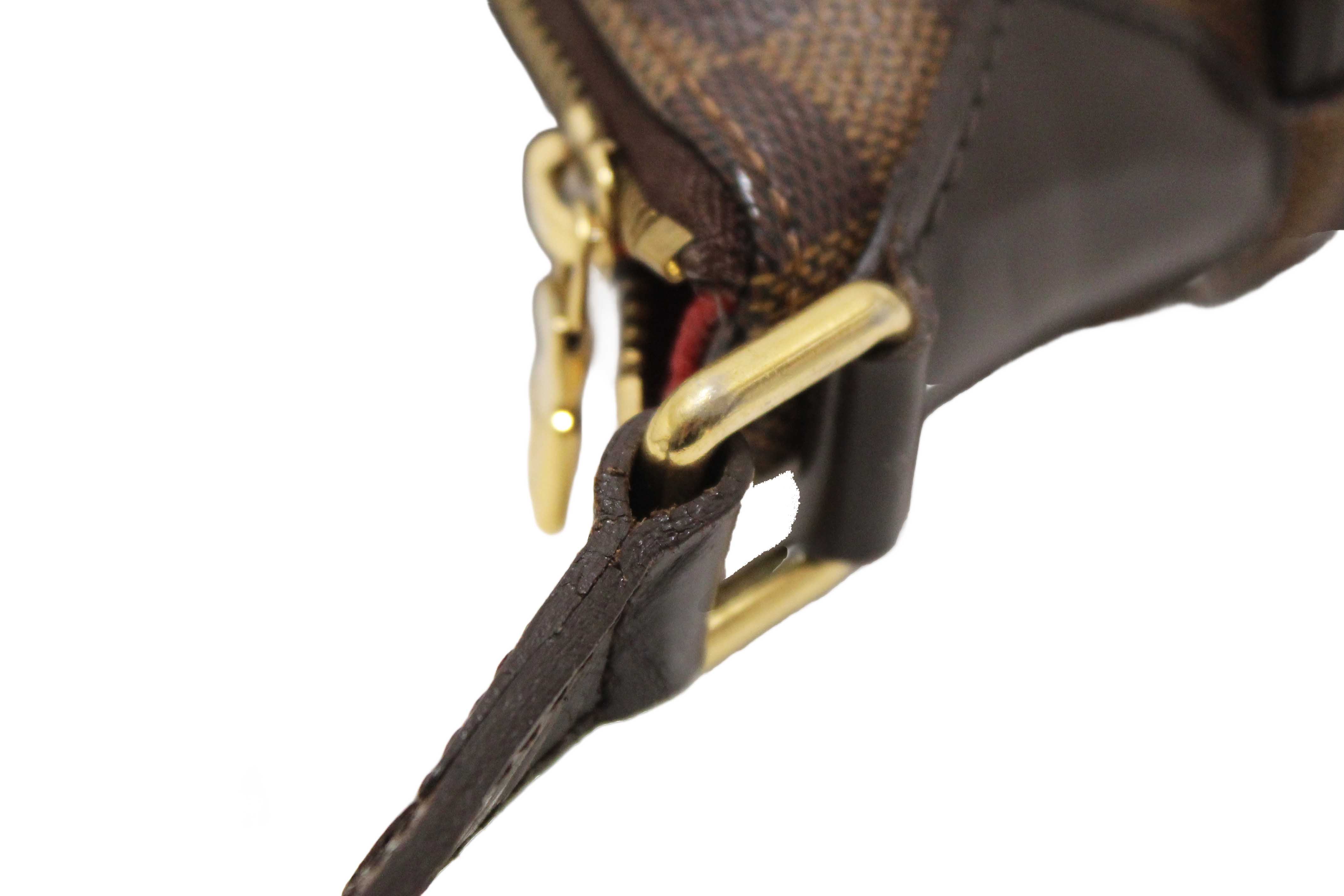 Authentic Louis Vuitton Damier Ebene Bloomsbury PM Messenger Bag