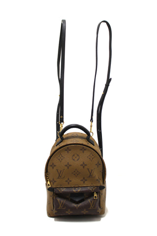 Authentic Louis Vuitton Reverse Monogram Palm Springs Mini Backpack