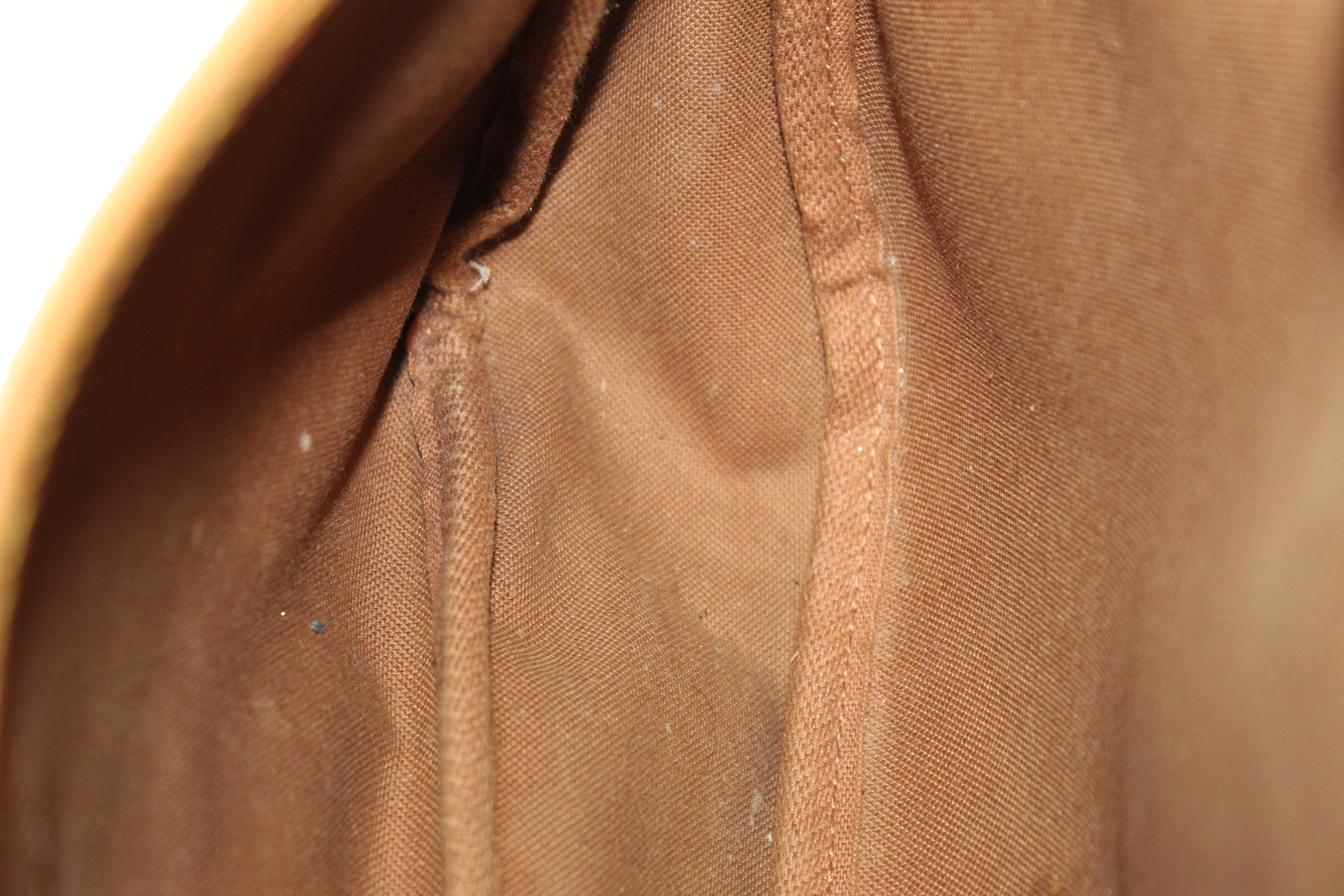 Authentic Louis Vuitton Classic Monogram Canvas Saumur 30 Messenger Bag