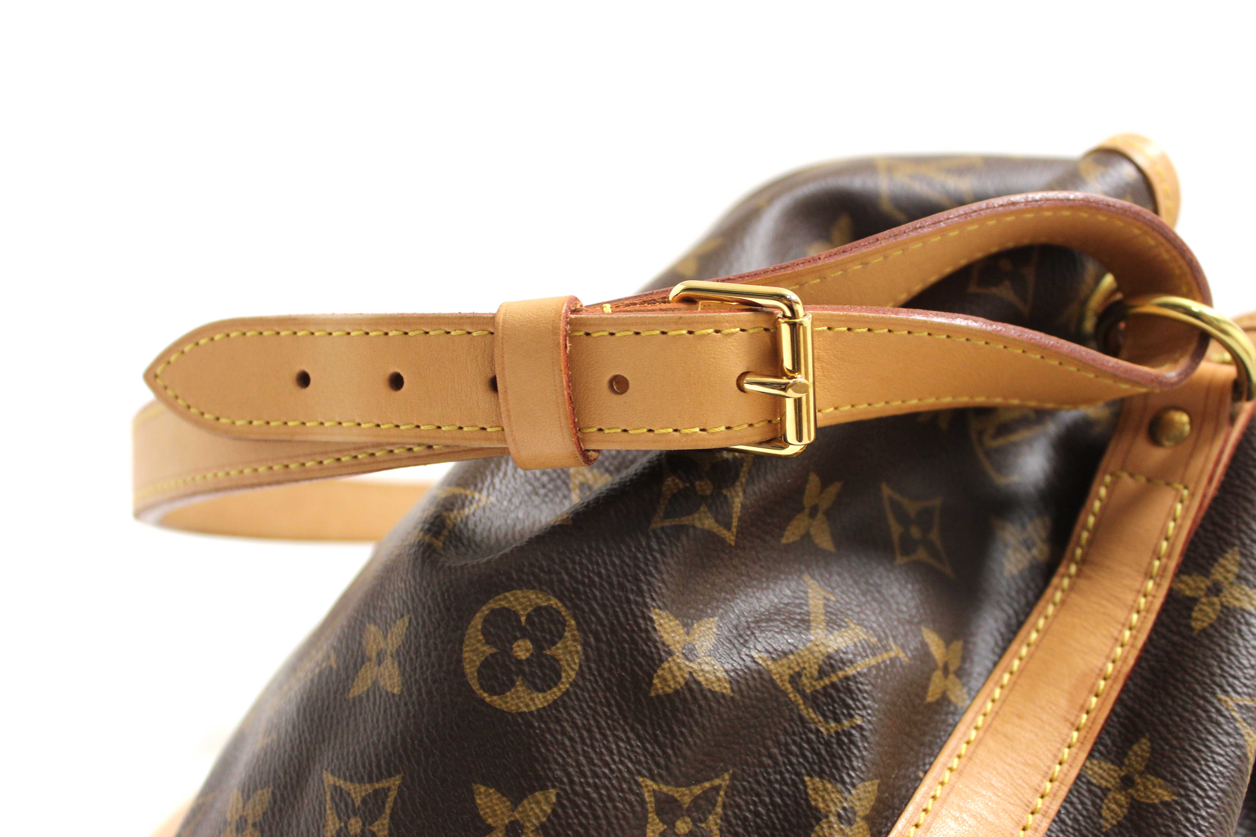 Authentic Louis Vuitton Classic Monogram Noe Bucket Drawstring Tote Bag