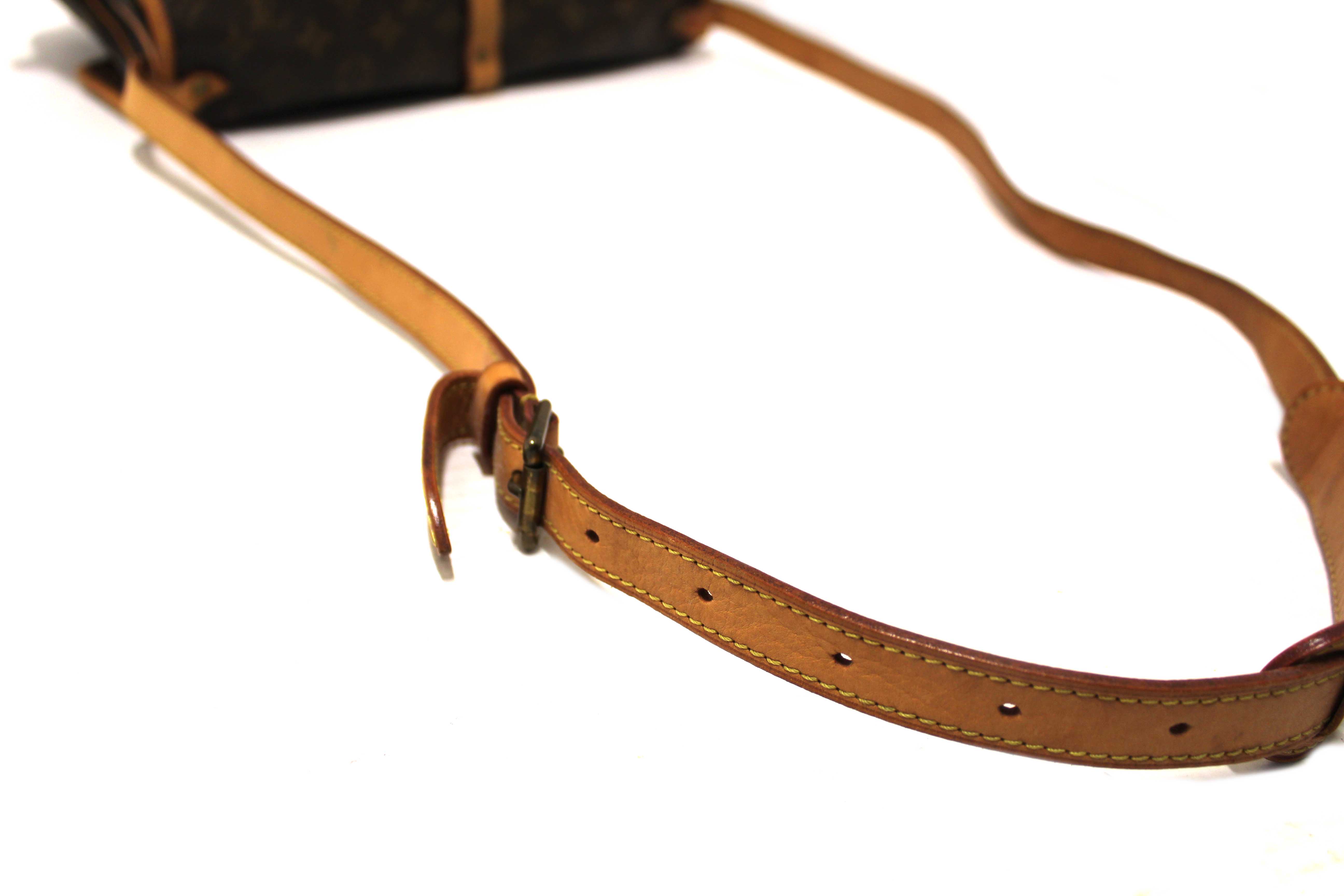 Authentic Louis Vuitton Classic Monogram Canvas Saumur 30 Messenger Bag