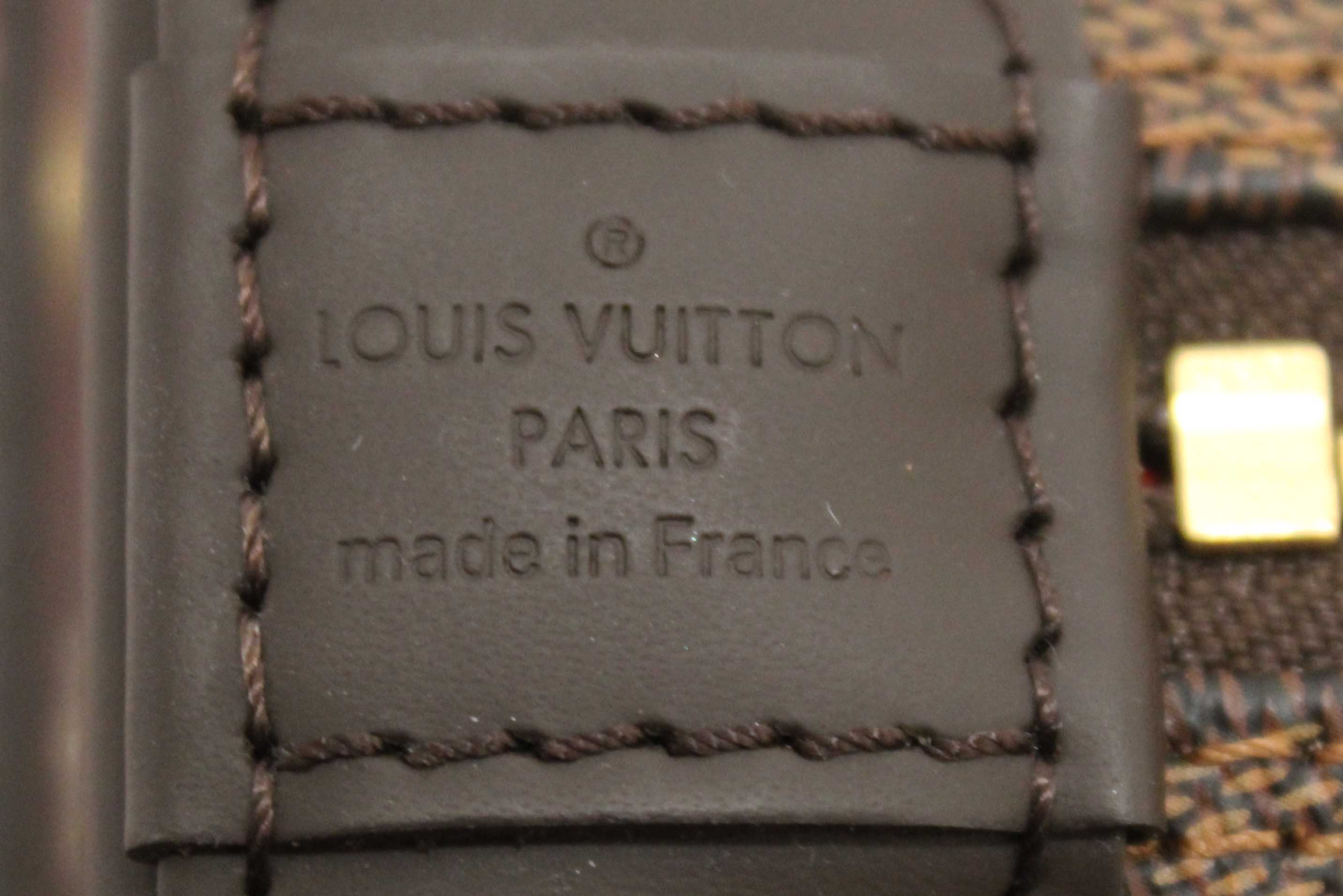 Authentic Louis Vuitton Damier Ebene Alma BB Handbag